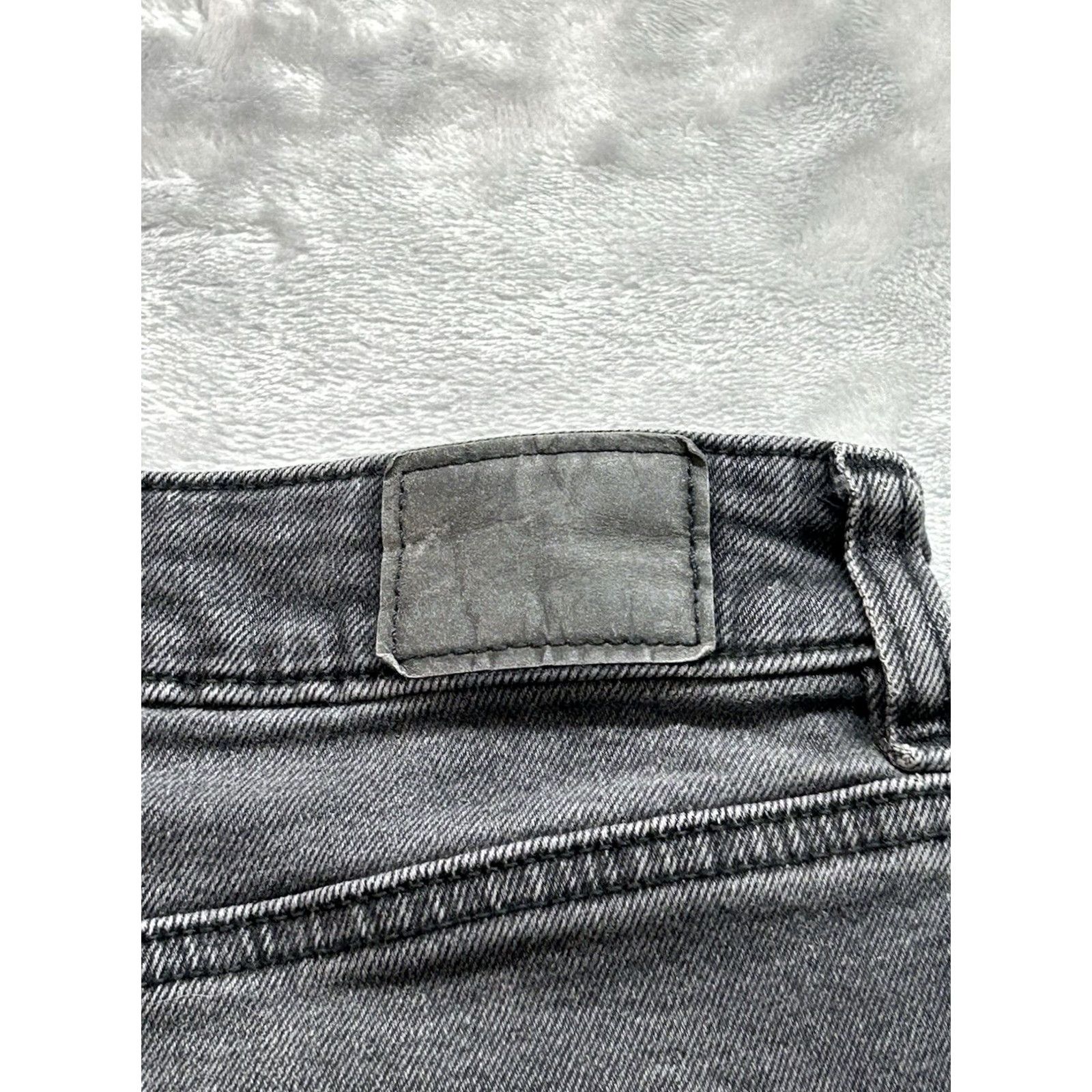 American Eagle Outfitters VINTAGE American Eagle Jeans Womens Sz 8 Black Stretch 5-Pocket Regular Zip Fly Denim Beach 90s Hip Hop Punk Rock School Cowboy Size 30" / US 8 / IT 44 - 4 Thumbnail
