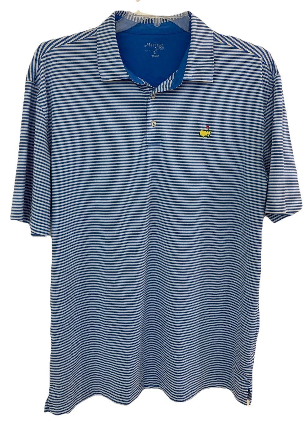 Other Masters Tech Golf Polo Striped S/S Performance Blue Size XL Size US XL / EU 56 / 4 - 1 Thumbnail