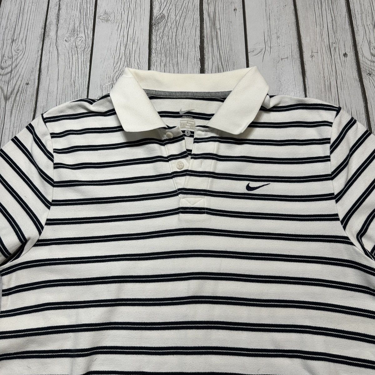Nike Nike striped polo shirt Size US L / EU 52-54 / 3 - 3 Thumbnail