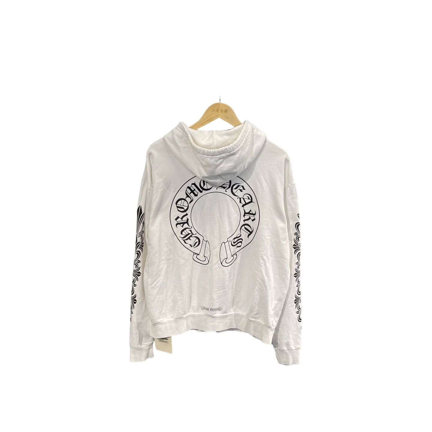 Chrome Hearts Chrome Hearts Horseshoe Floral Sleeve Zip Hoodie M Size US M / EU 48-50 / 2 - 1 Thumbnail