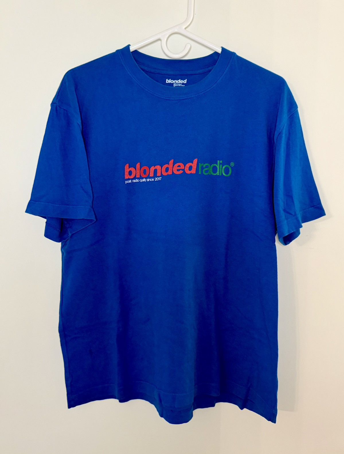 Frank Ocean Blonded Radio Blue T-Shirt Size US M / EU 48-50 / 2 - 1 Thumbnail