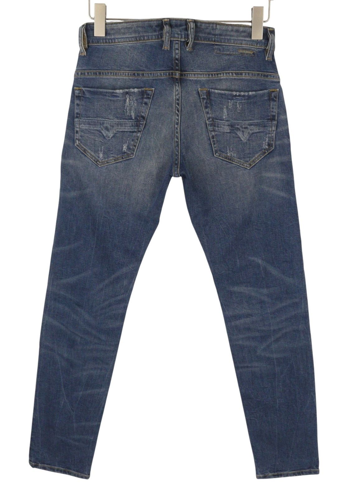 Diesel THOMMER 083AC W28/L30 Blue Distress Slim Skinny Jeans 89140 Size US 28 / EU 44 - 2 Thumbnail