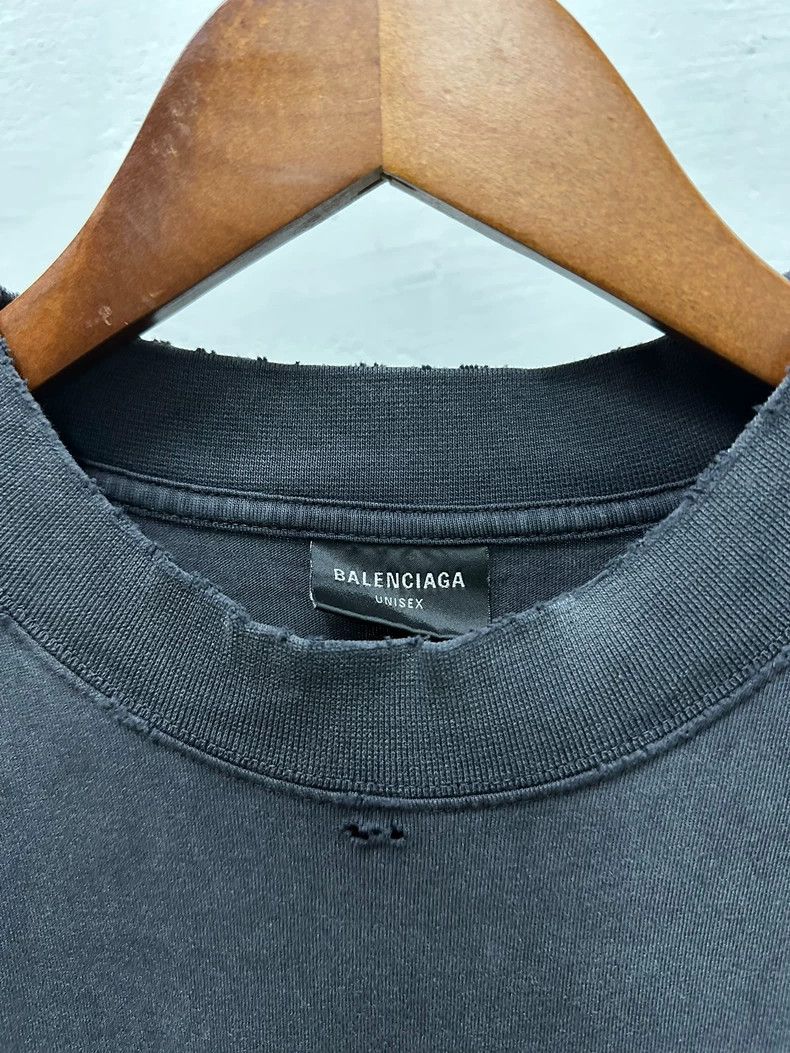 Balenciaga Balenciaga Short-sleeved adhesive tape short-sleeved washi Size US XS / EU 42 / 0 - 6 Thumbnail