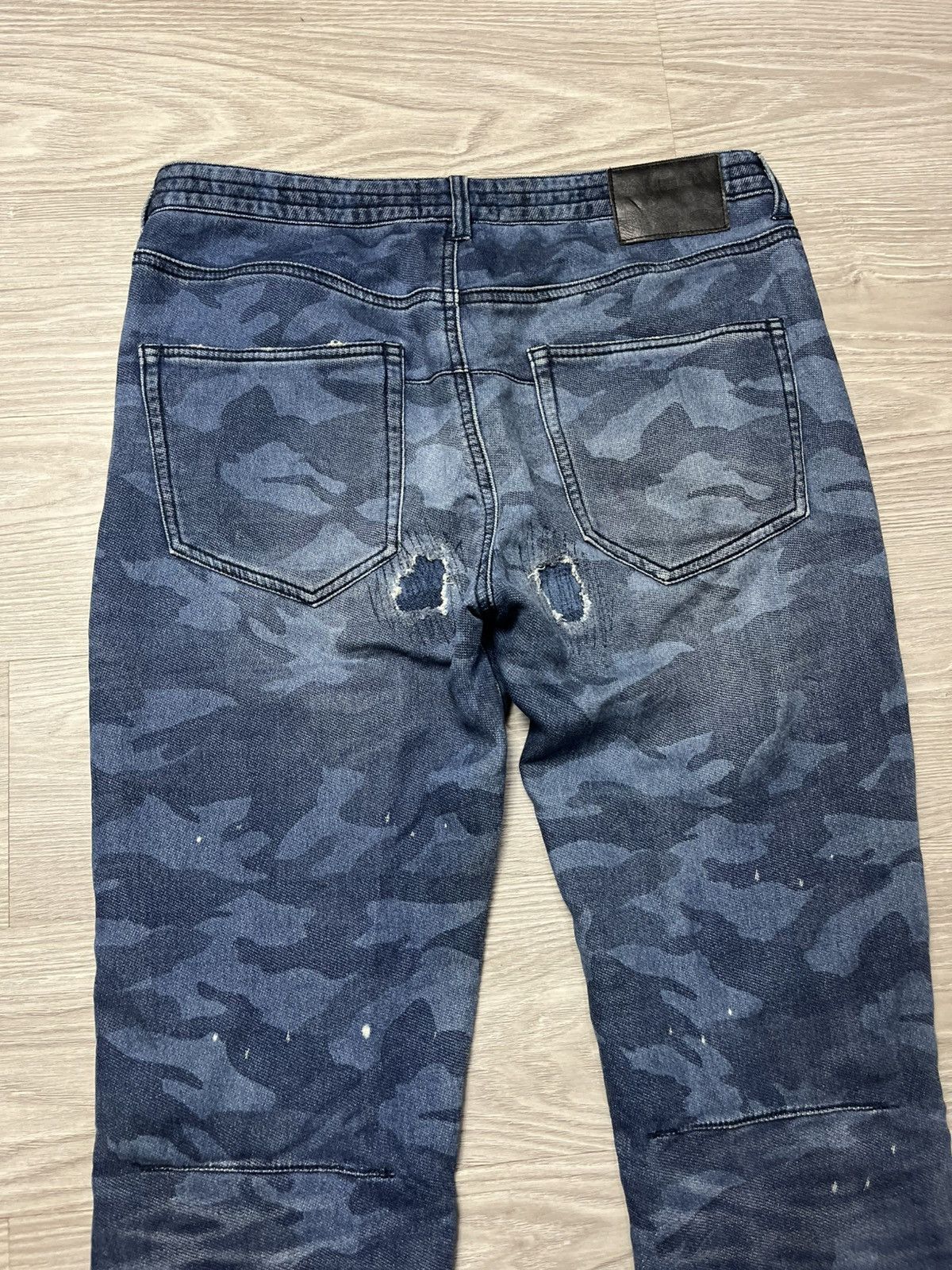 Number (N)ine Number Nine x 1PIU1UGUALE3 Distressed Pants Size US 32 / EU 48 - 4 Thumbnail