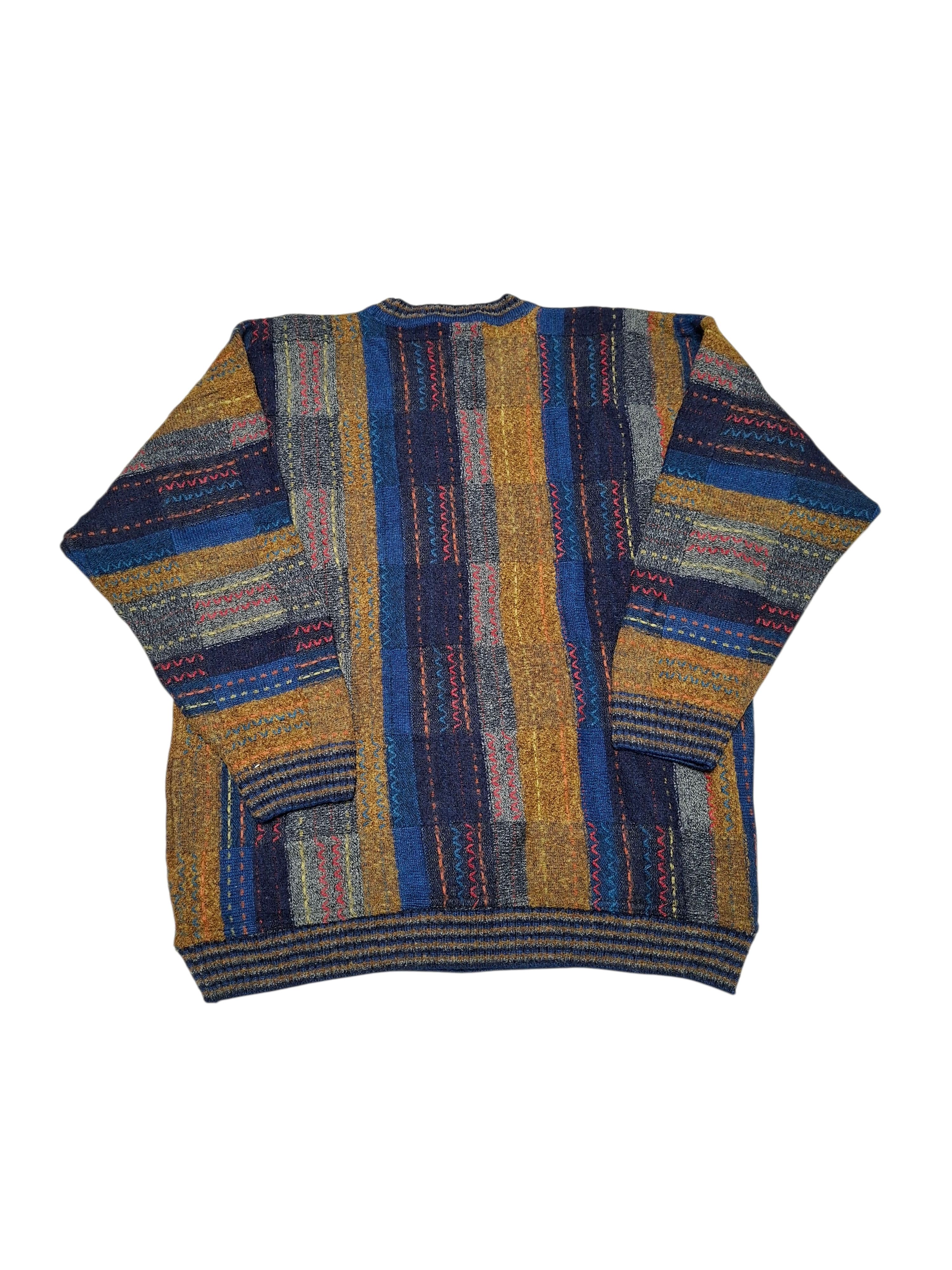 Other MONELLO VINTAGE COOGI STYLE MADE IN ITALY WOOL SWEATER Size US L / EU 52-54 / 3 - 2 Thumbnail