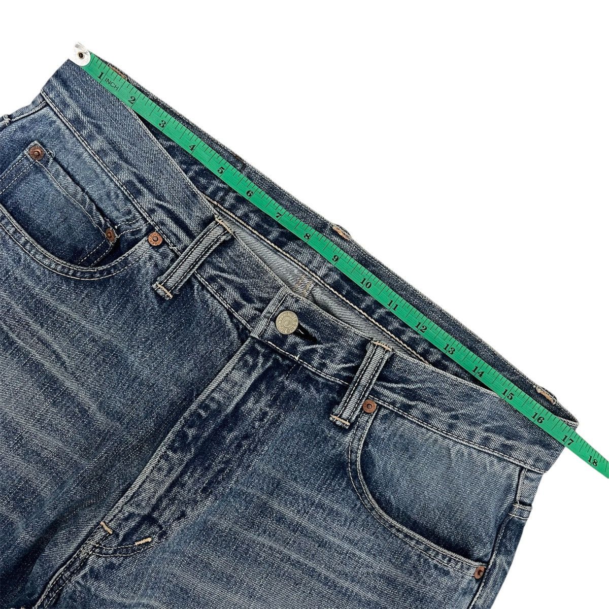 HOLLYWOOD RANCH MARKET Vintage Blue Blue Japan HR Market Jeans Non Selvedge Denim Size US 34 / EU 50 - 5 Thumbnail