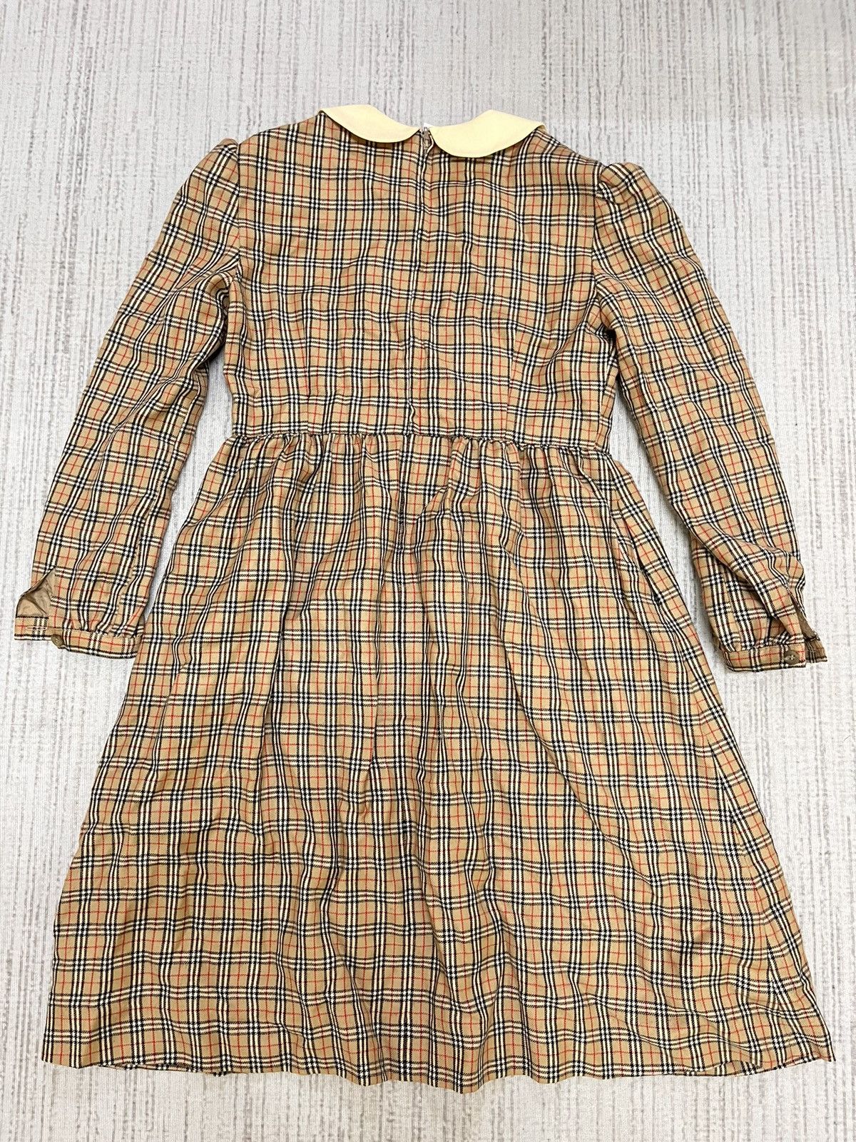 Burberry Vintage 80s burberry nova check gown Size ONE SIZE - 2 Thumbnail