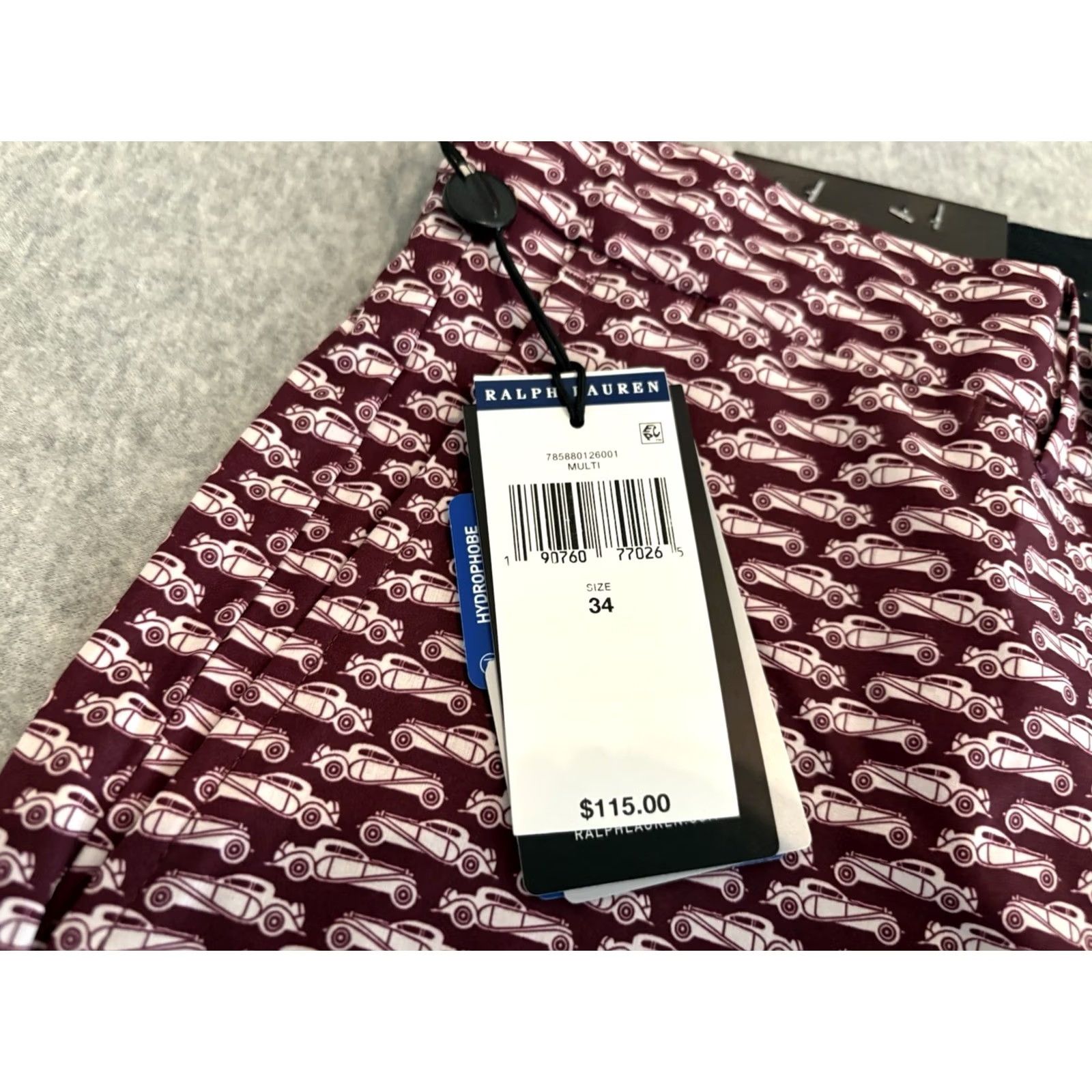 Ralph Lauren RLX Golf Shorts Tailored Fit Cars Mens Size 34 NWT Red Polo Ralph Lauren Size US S / EU 44-46 / 1 - 3 Thumbnail