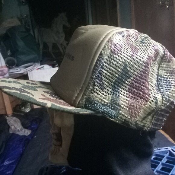Other DS Vintage Aim For Profits Camouflage Snap Trucker Hat Cap Size ONE SIZE - 2 Thumbnail