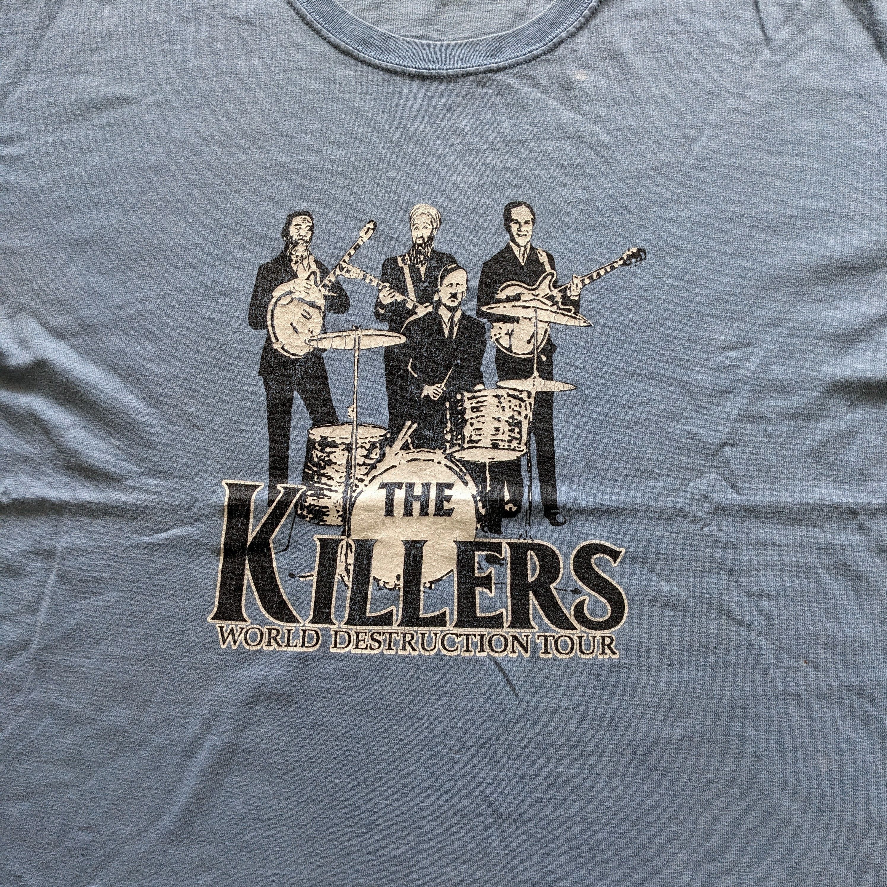 Vintage Vintage THE KILLERS Rock Band Tour T-shirt Size US L / EU 52-54 / 3 - 2 Thumbnail