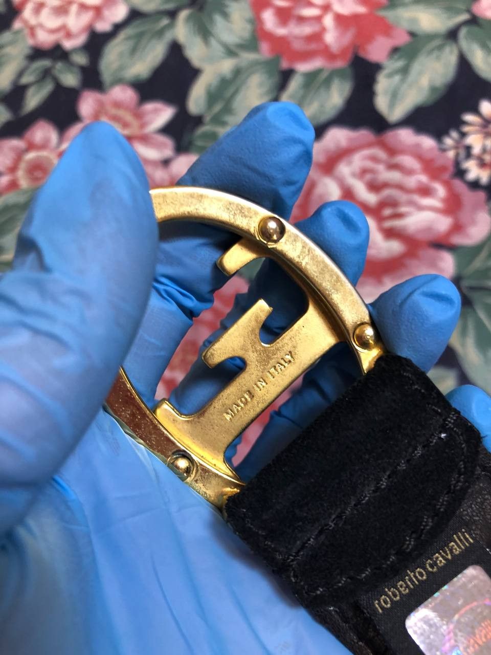Just Cavalli Just Cavalli Leather suede Logo Belt . Size ONE SIZE - 6 Thumbnail