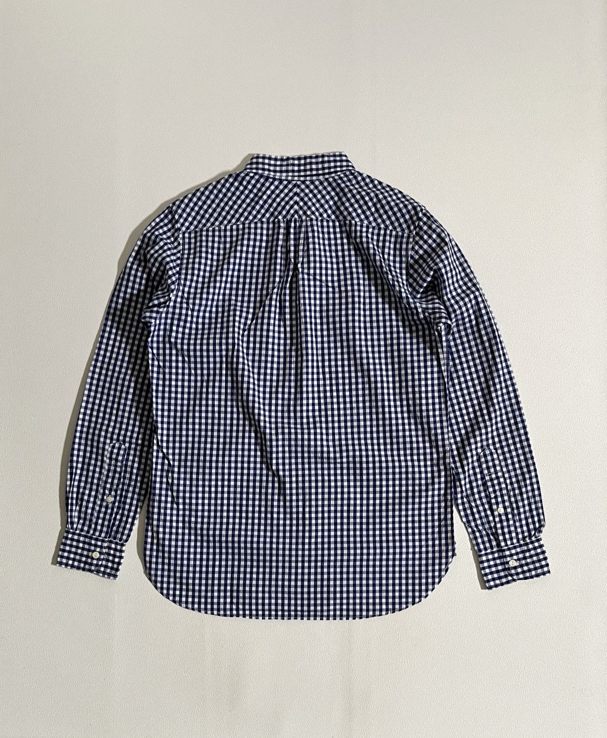 Engineered Garments A Blue Garments Round Collar Gingham Check Field Shirt Size US L / EU 52-54 / 3 - 2 Thumbnail