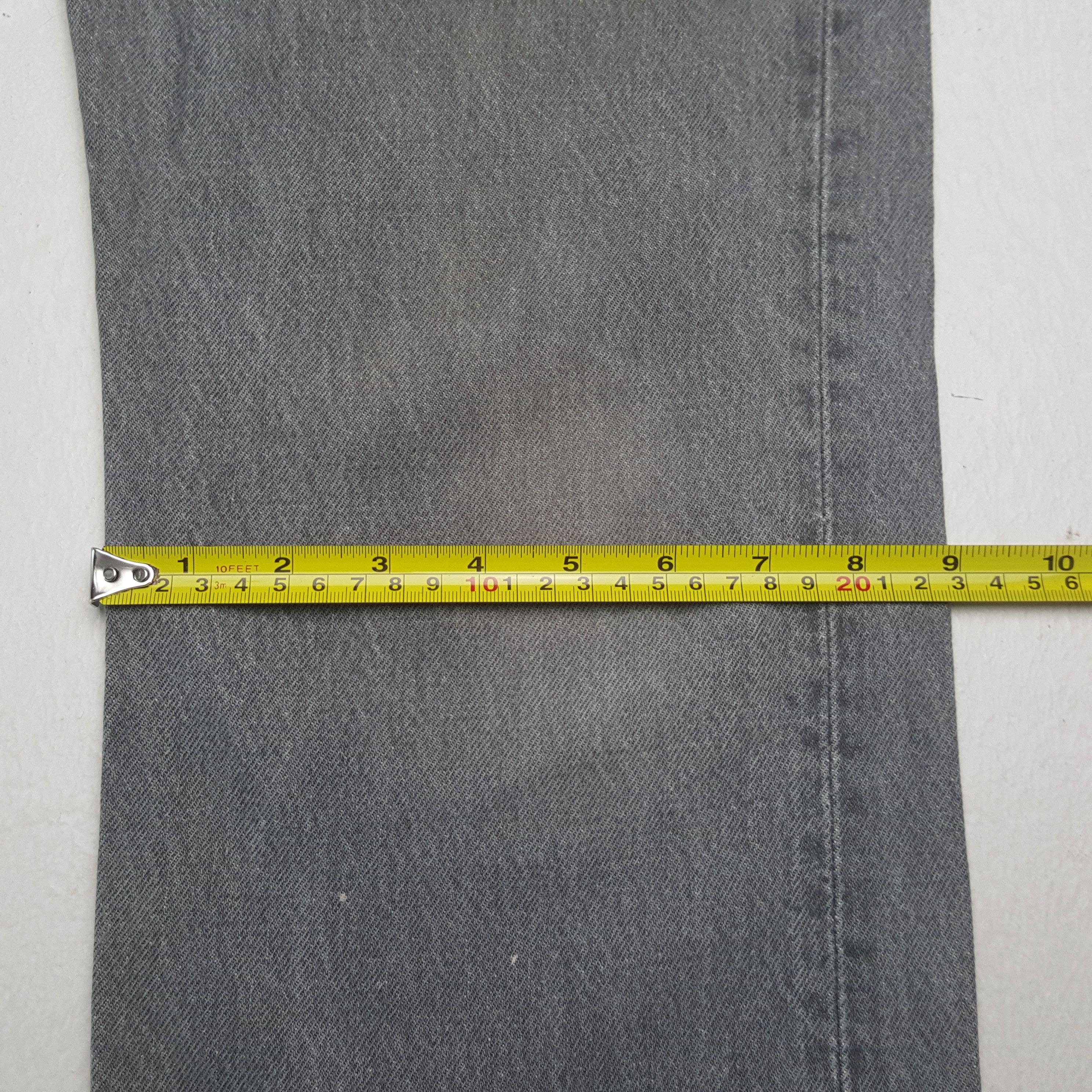Levi's Vintage 90's Levis 501 Faded Gray Denim Jeans RR10 Size US 30 / EU 46 - 10 Thumbnail