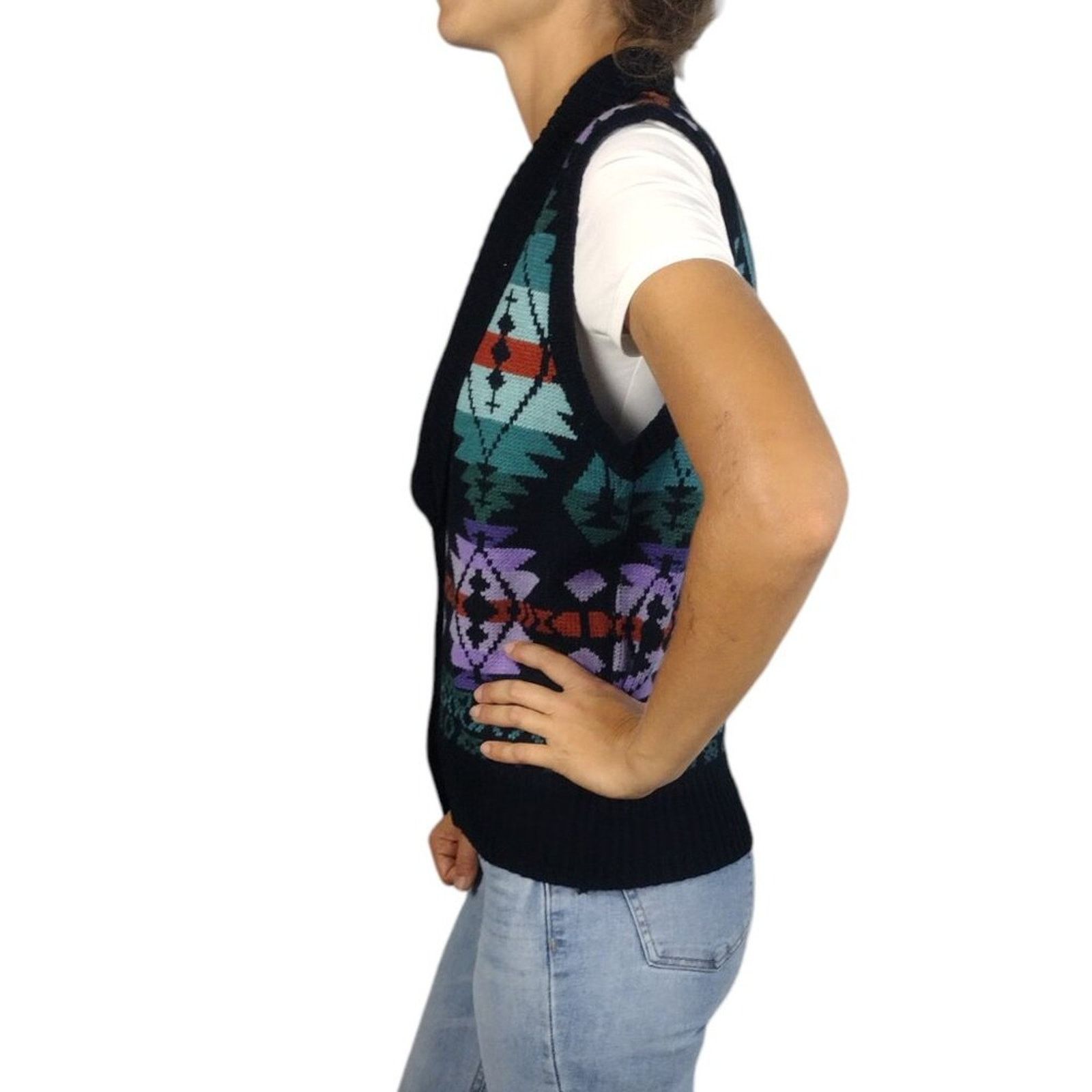 Vintage Vintage MC II Southwest Sweater Vest Size M / US 6-8 / IT 42-44 - 7 Thumbnail