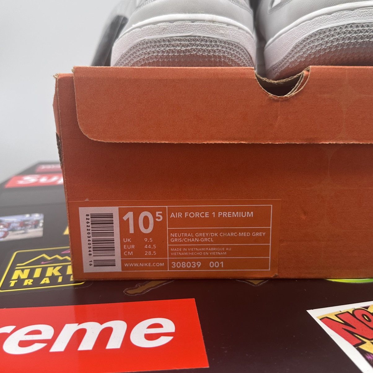 Nike Vintage Nike Air Force 1 Low Premium Grey Camo Size US 10.5 / EU 43-44 - 9 Thumbnail