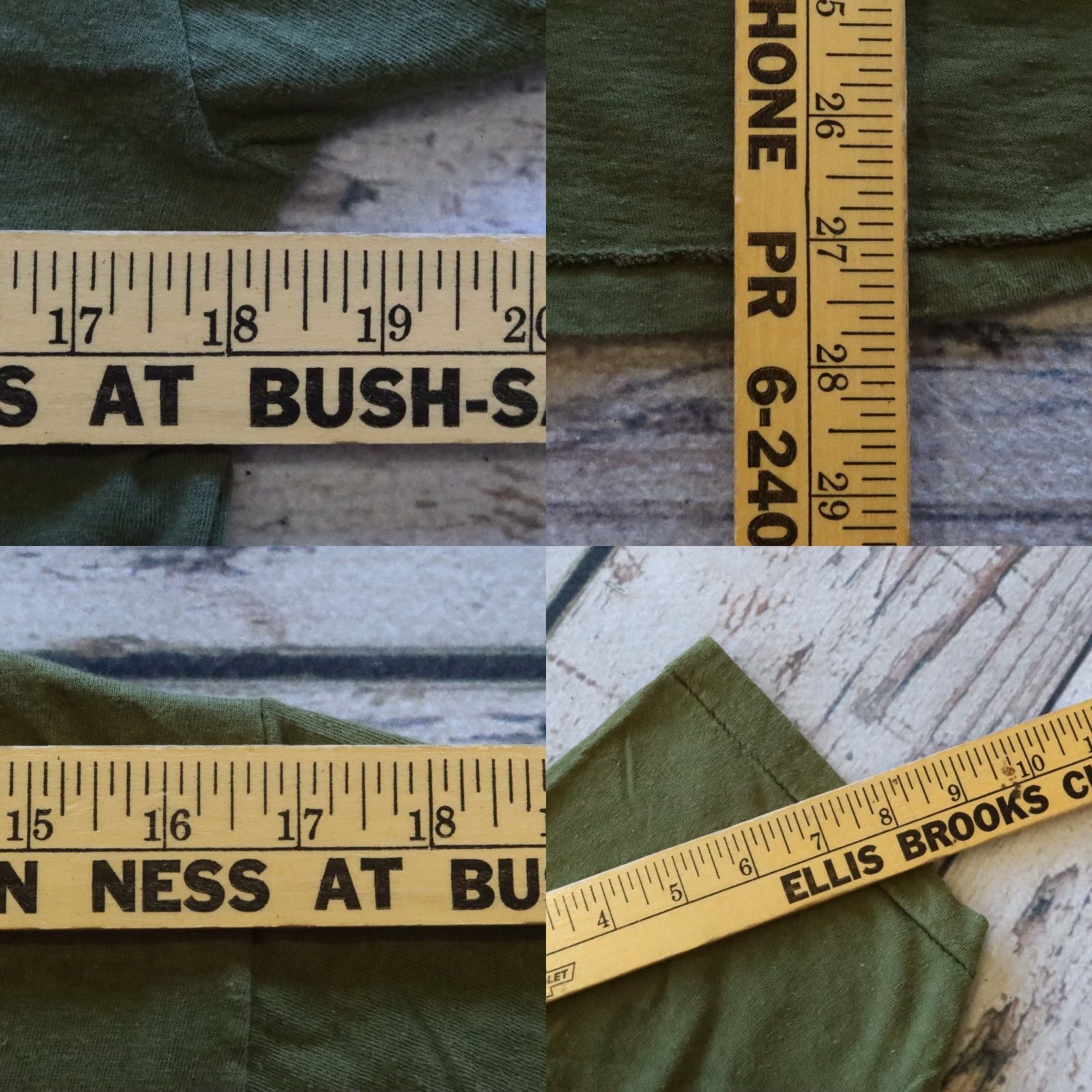 Vintage VINTAGE The Clash Know Your Rights North American Campaign 1982 T-Shirt Shirt Mens L Green Size US L / EU 52-54 / 3 - 8 Thumbnail