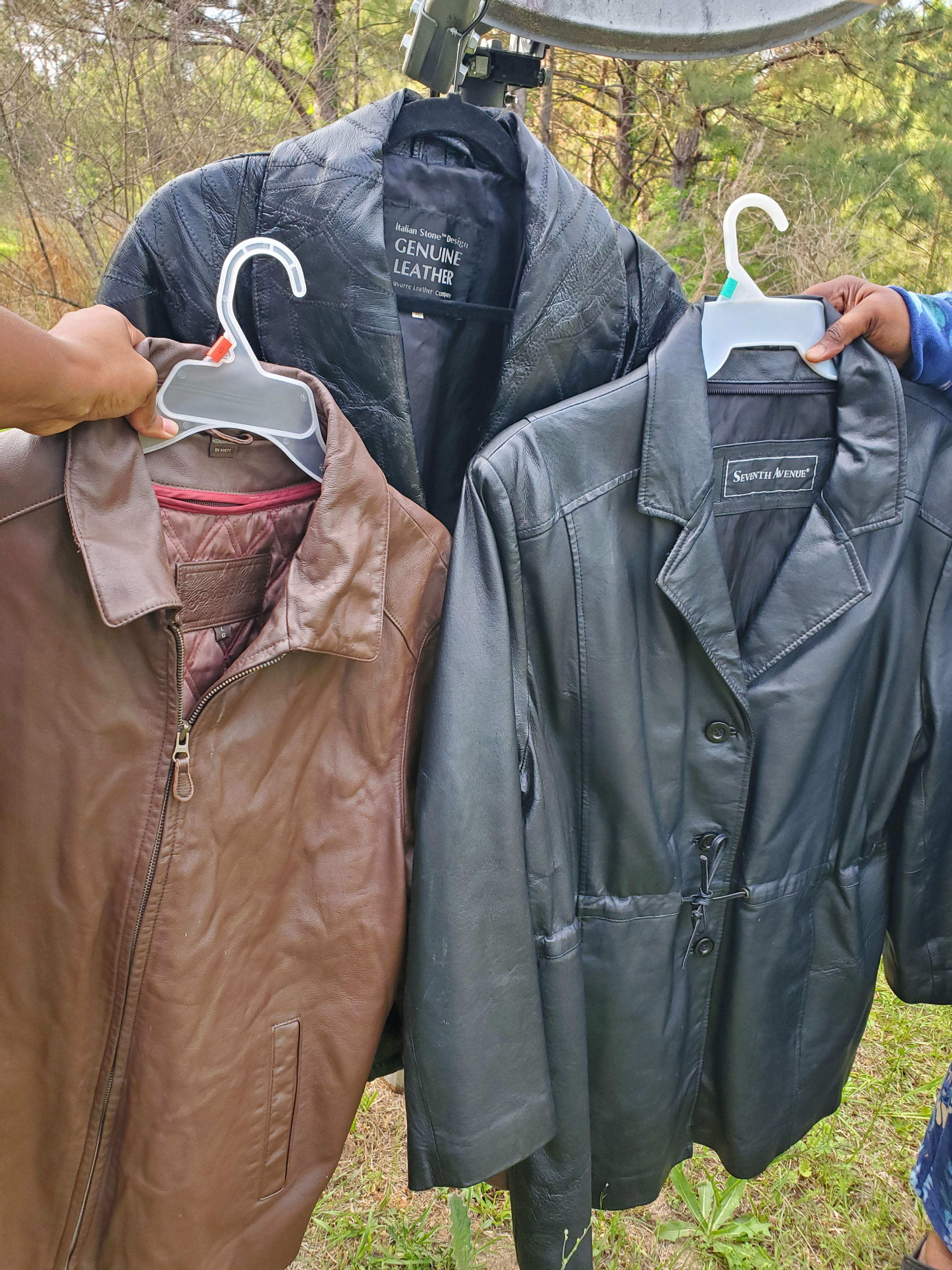 St. Johns Bay Vintage Lot of 3 Men's Genuine Leather Jackets Premium Brand Size US XXL / EU 58 / 5 - 1 Thumbnail