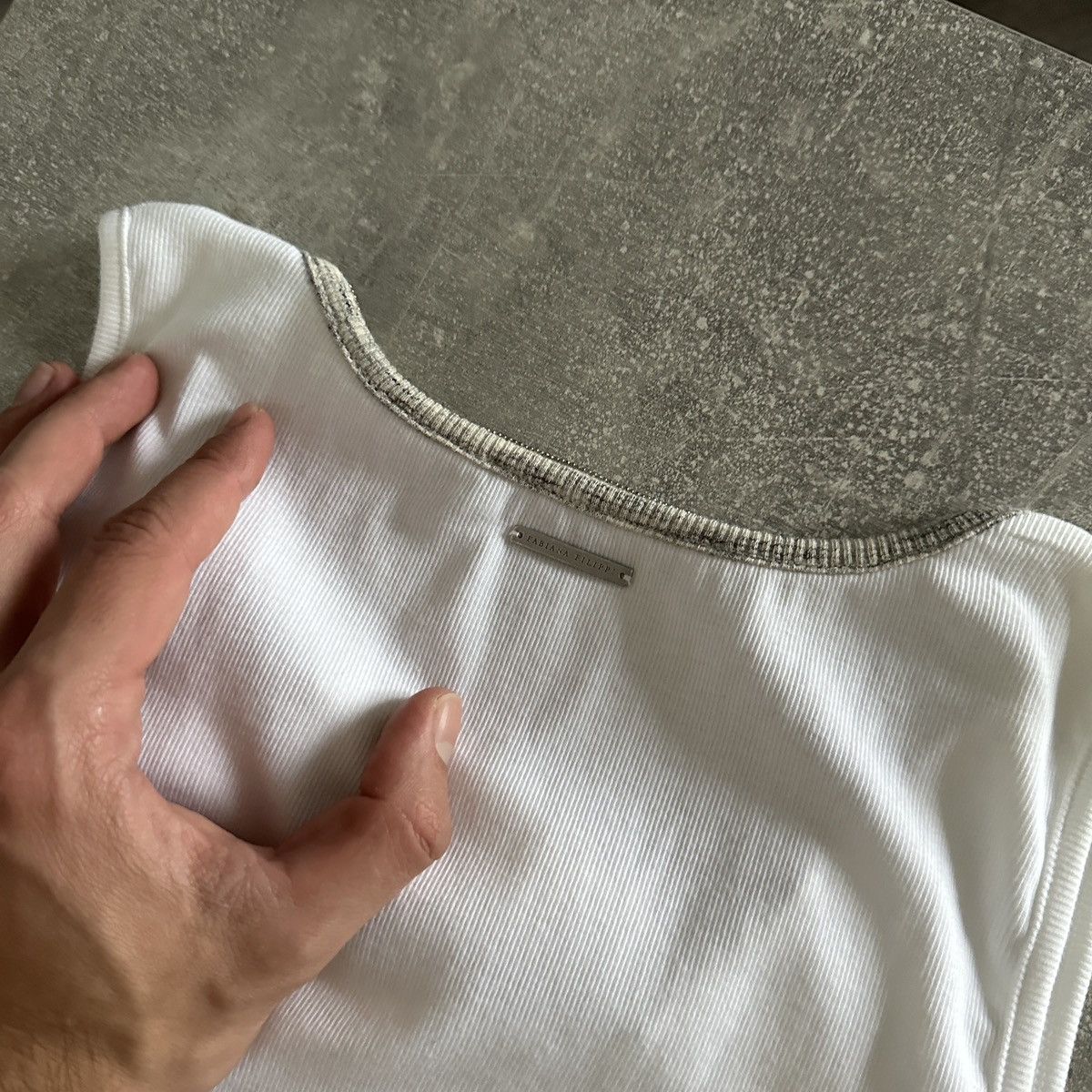 Fabiana Filippi Vintage 00s y2k Fabiana Filippi Silk Tank top Italy size XS Size XS / US 0-2 / IT 36-38 - 6 Thumbnail