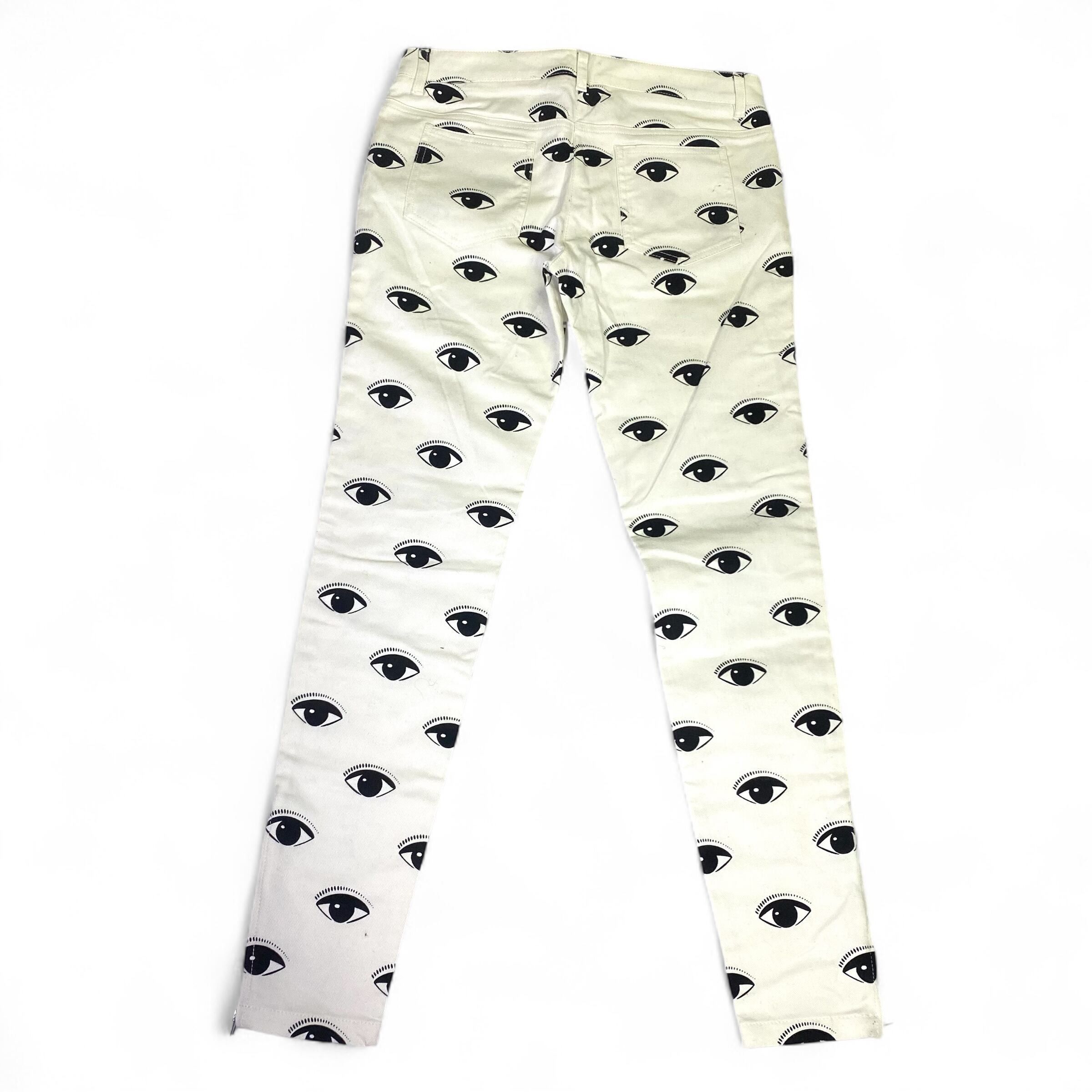 Kenzo KENZO All Over Eyes Denim Ladys Size 26" / US 2 / IT 38 - 2 Thumbnail