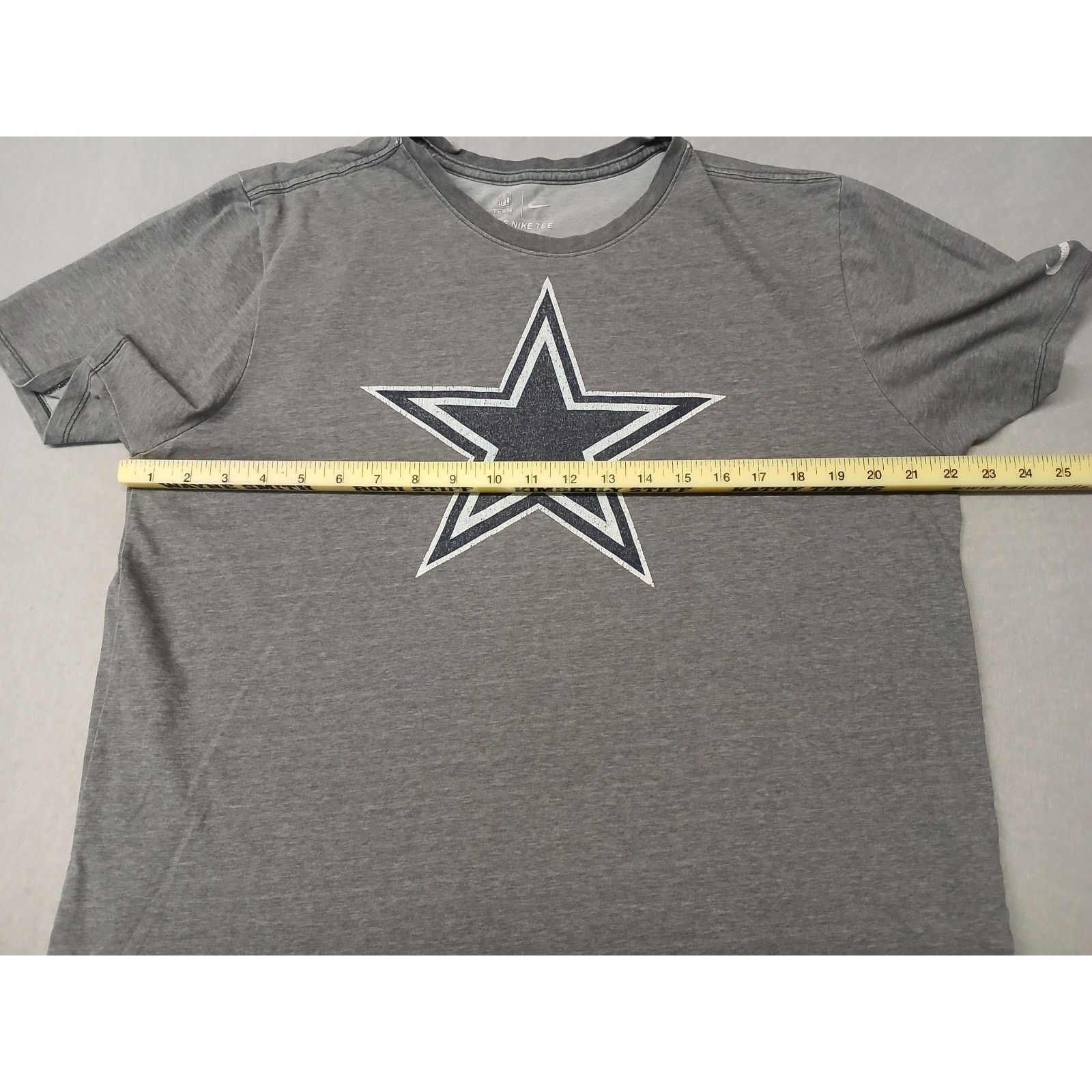 Nike Nike Tee (XL) Men's Gray Faded Dallas Cowboys Dri-Fit Shirt Size US XL / EU 56 / 4 - 3 Thumbnail