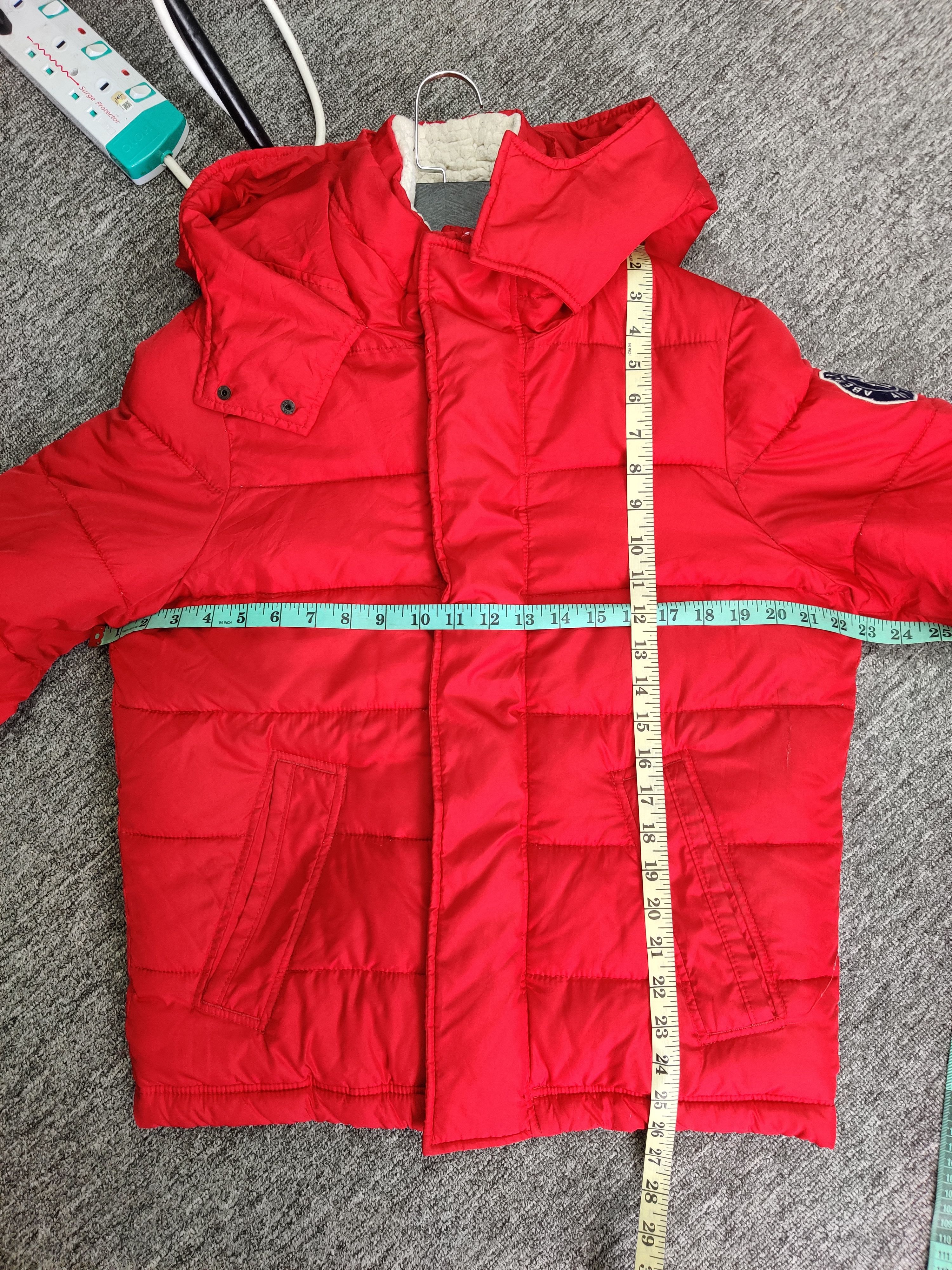 Abercrombie & Fitch Abercrombie & Fitch Quilted Sherpa Hooded Puffer Jacket Size US S / EU 44-46 / 1 - 17 Thumbnail