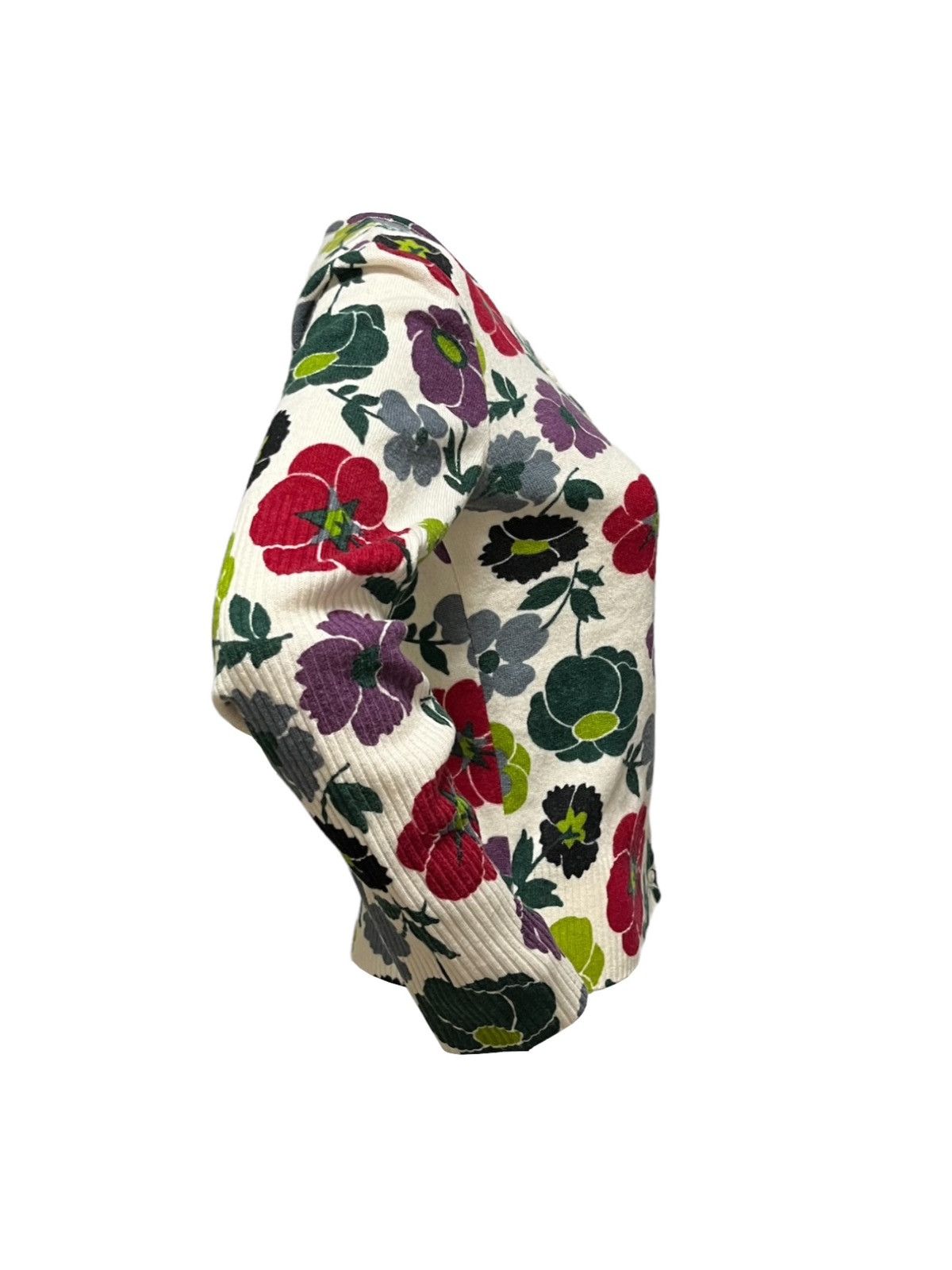 Dior CHRISTIAN DIOR Fall Winter 2001 Floral Print Knit Cardigan Size S / US 4 / IT 40 - 3 Thumbnail