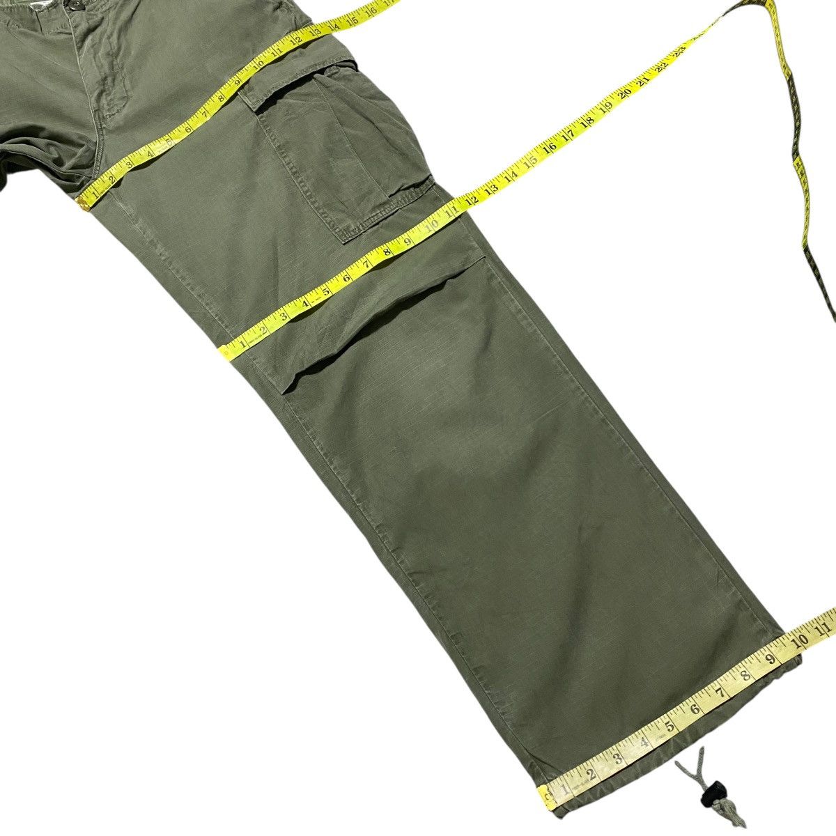 Vintage Vintage 60s Vietnam War Ripstop Poplin Trouser OG-107 Size US 30 / EU 46 - 17 Thumbnail