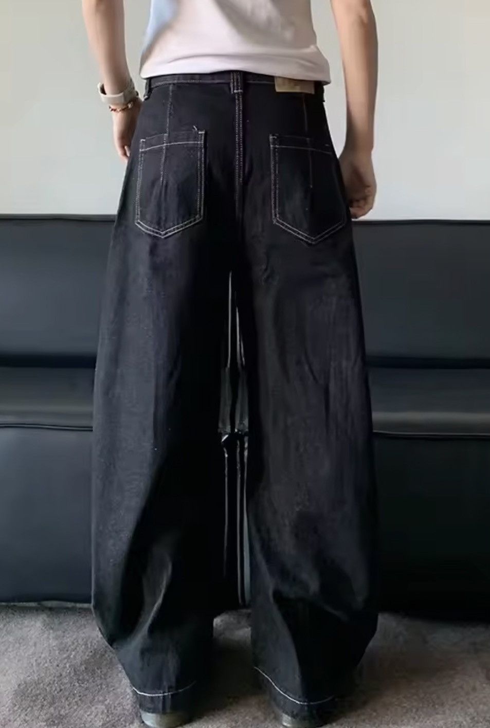 Jean Hamasaki x azawa Baggy Wide Leg Jeans Size US 28 / EU 44 - 3 Thumbnail