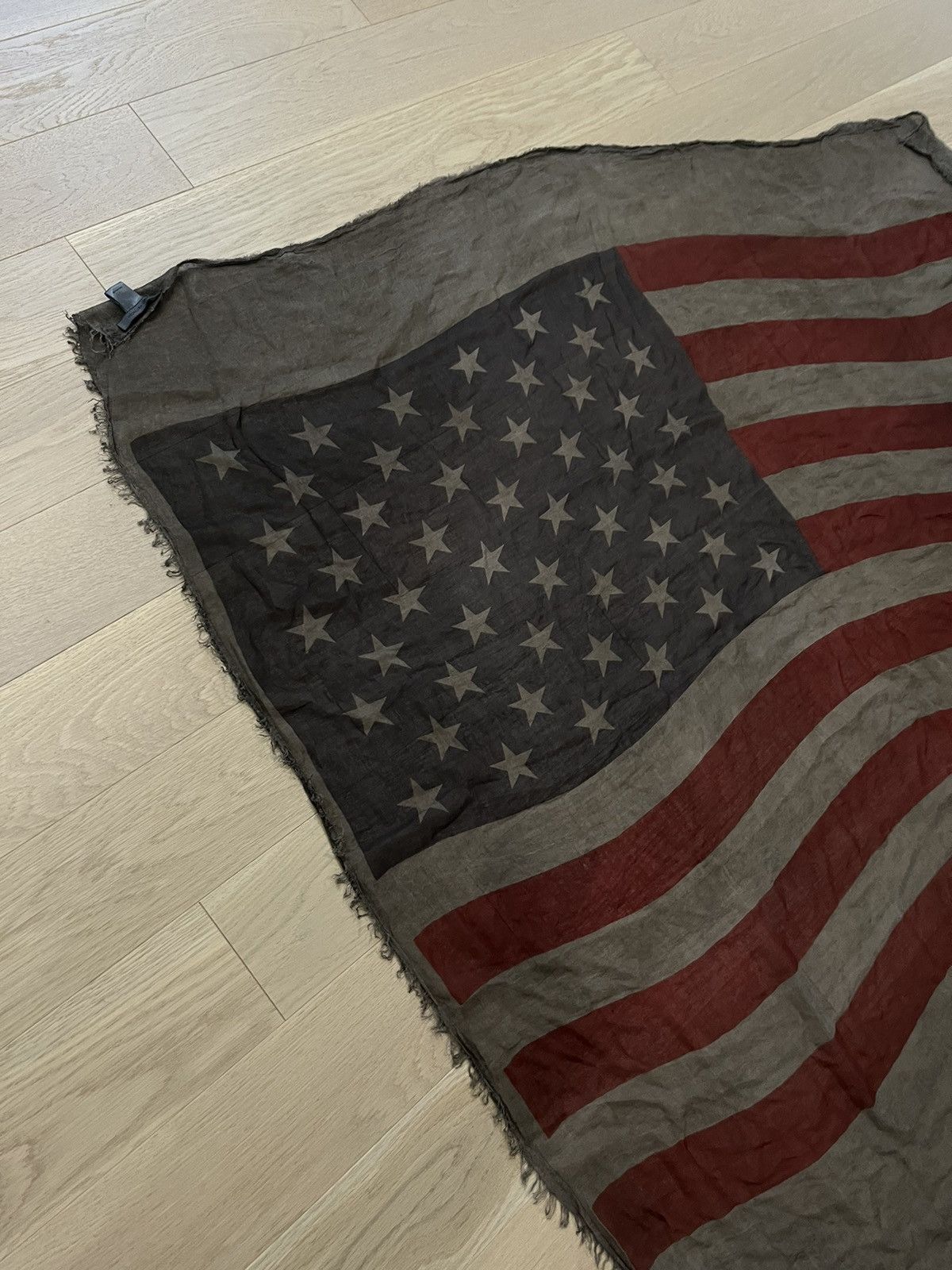 John Varvatos American flag scarf. Brown red. Size ONE SIZE - 7 Thumbnail
