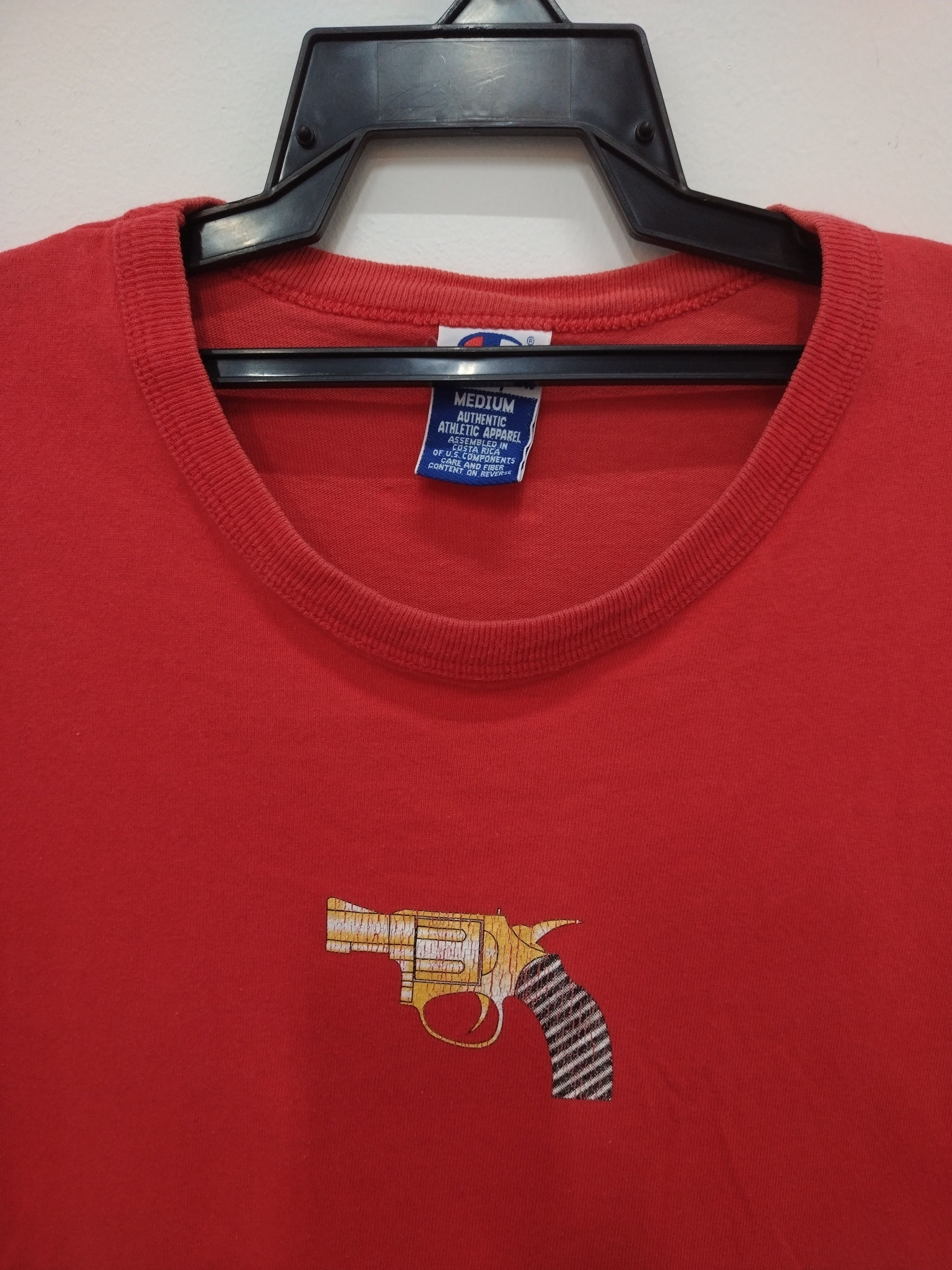Champion × Vintage Pistol Rare Champion red vintage T Shirt Size US M / EU 48-50 / 2 - 5 Thumbnail