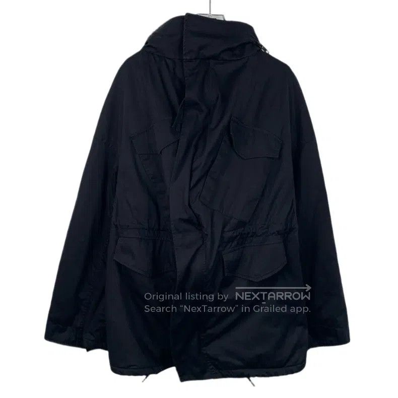 Balenciaga Balenciaga Black Cotton Hooded Multi-Pocket Jacket Size XS / US 0-2 / IT 36-38 - 1 Thumbnail