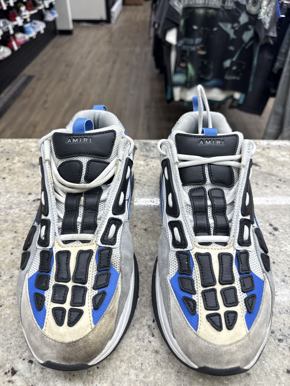 Amiri Amiri Bone Runners Size US 13 / EU 46 - 2 Thumbnail