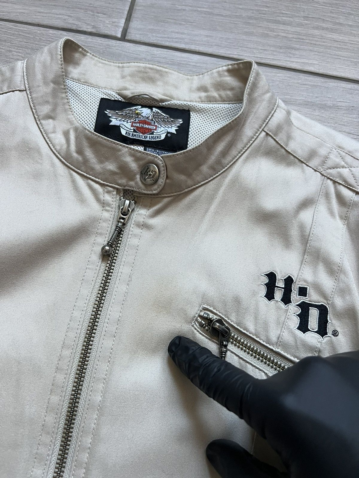 Harley Davidson Vintage Harley Davidson Jacket Big Embroidered Logo 90’s Size US L / EU 52-54 / 3 - 8 Thumbnail