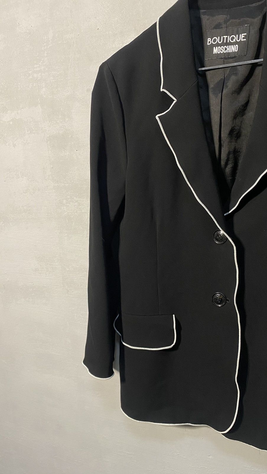 Moschino Boutique Moschino Blazer womans Black Size 42 IT / 10 UK Size L / US 10 / IT 46 - 3 Thumbnail