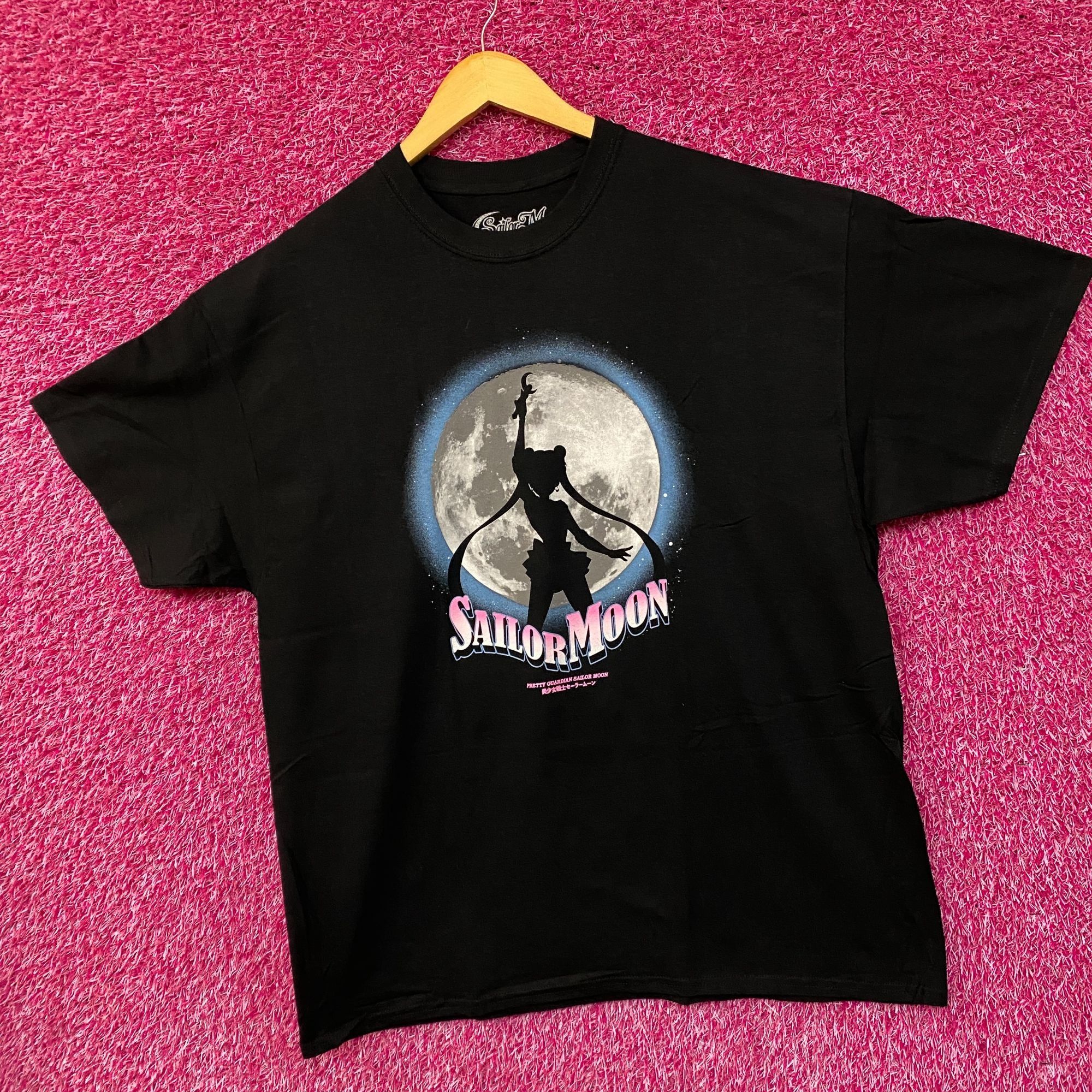 Anime Pretty Guardian Sailor Moon Silhouette Anime T-Shirt XL Size US XL / EU 56 / 4 - 2 Thumbnail