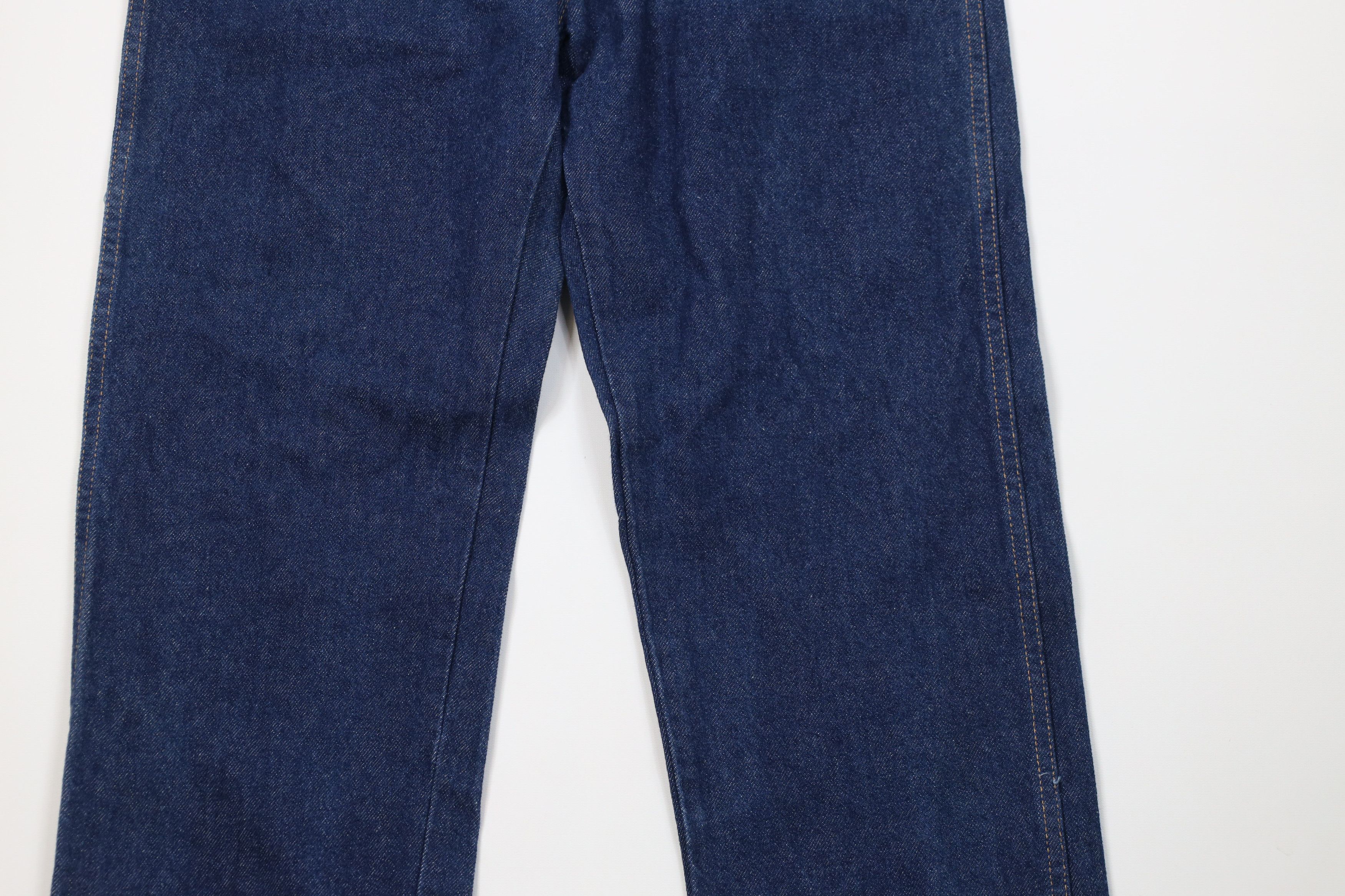 Wrangler Deadstock Vintage 90s Wrangler Denim Jeans Indigo Blue USA Size US 34 / EU 50 - 3 Thumbnail