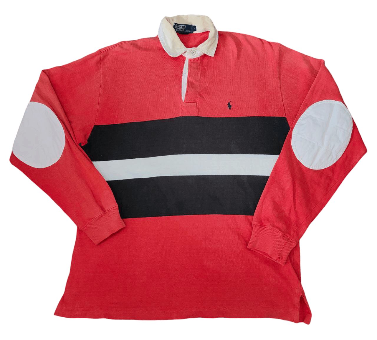 Polo Ralph Lauren Vintage Ralph Lauren Rugby Faded Polo T Size US M / EU 48-50 / 2 - 1 Thumbnail