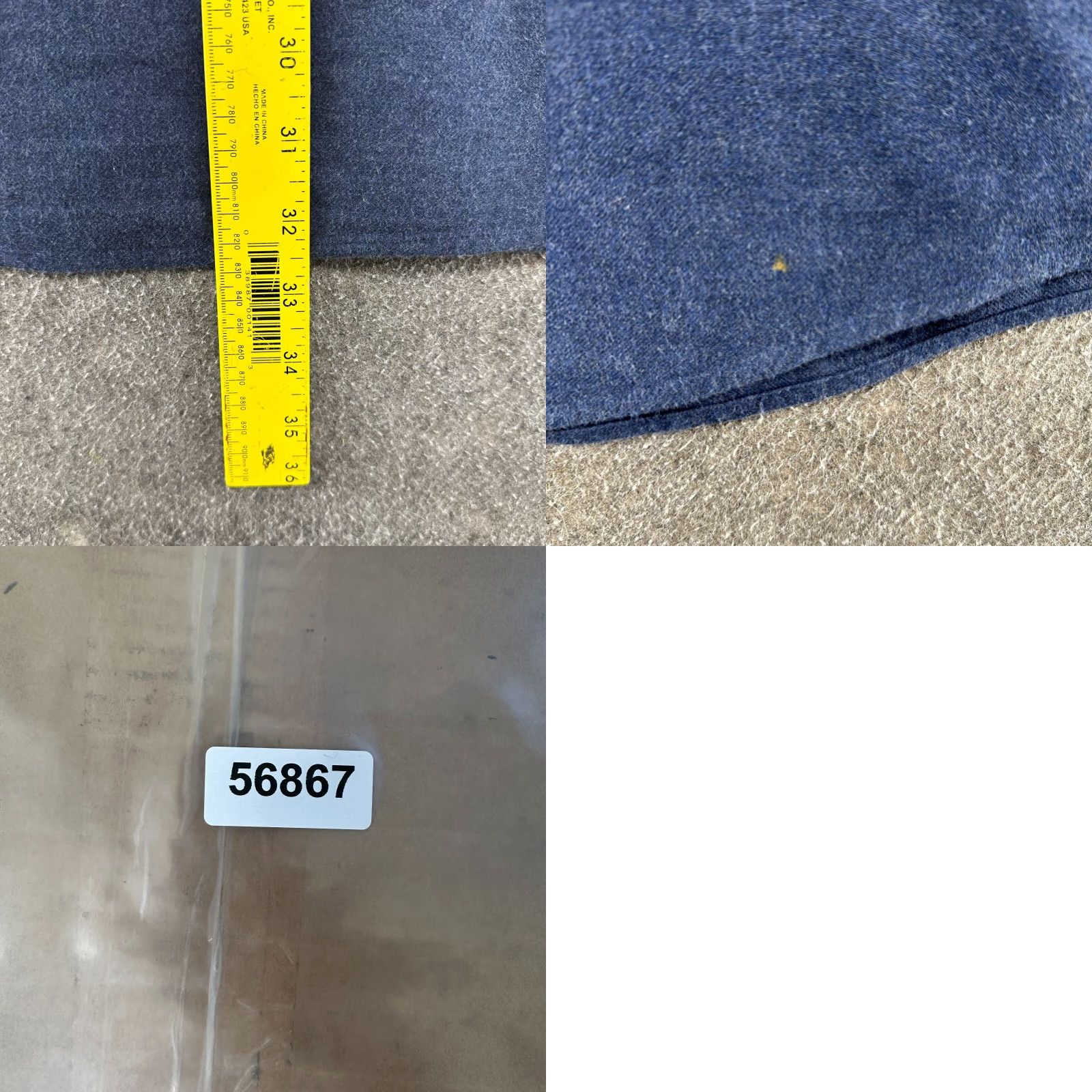 UNTUCKit UNTUCKit Shirt Mens 2XL Blue Long Sleeve Button Up Collared Cotton Flannel Size US XXL / EU 58 / 5 - 8 Thumbnail