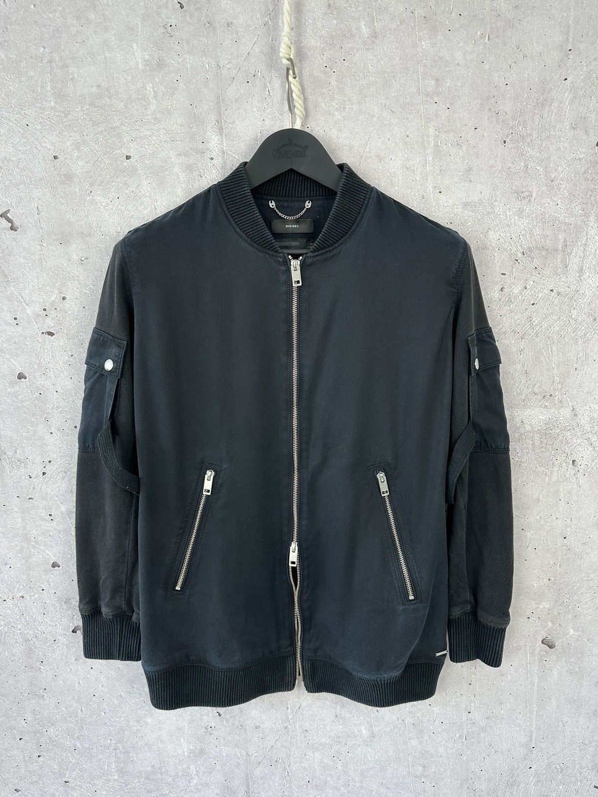Diesel × Vintage Diesel Vintage Pockets Bondage Women’s Long Sleeve Bomber Size M / US 6-8 / IT 42-44 - 1 Thumbnail
