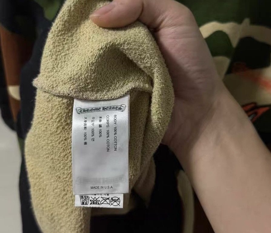 Chrome Hearts Matty Boy Camo Fleece Hooded Sweatshirt - Size L Size US L / EU 52-54 / 3 - 4 Thumbnail