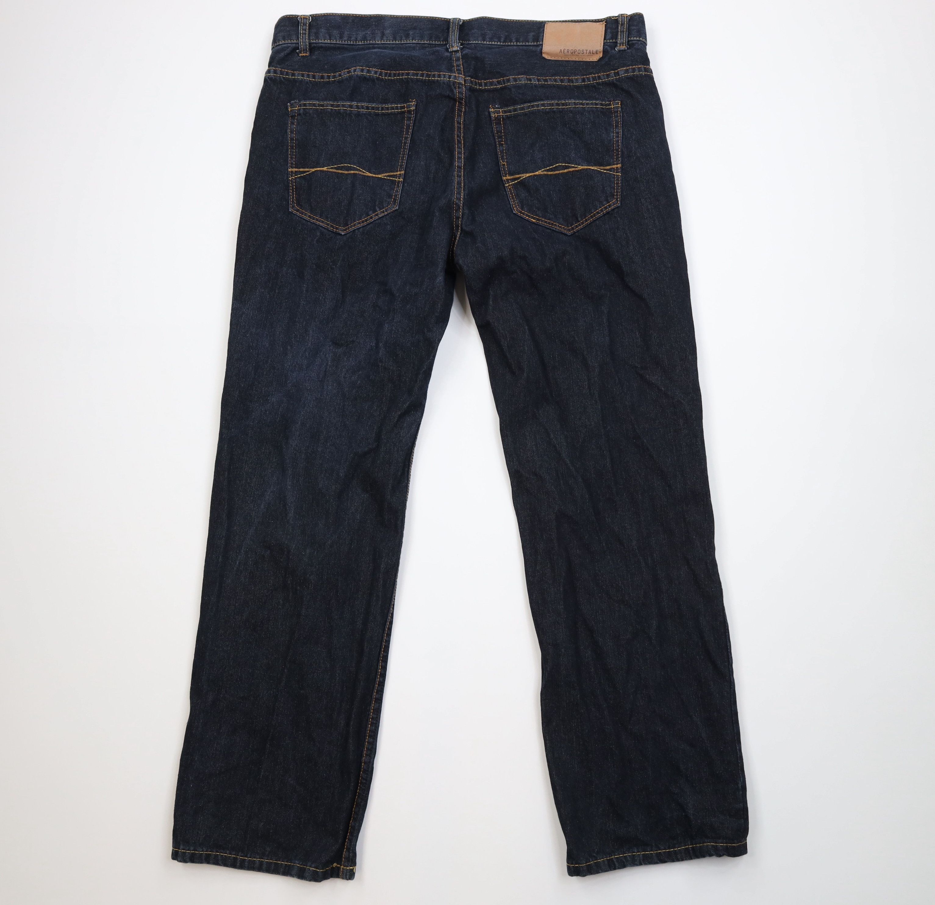 Aeropostale Vintage Y2K Aeropostale Fly Straight Wide Leg Jeans Indigo Size US 38 / EU 54 - 9 Thumbnail