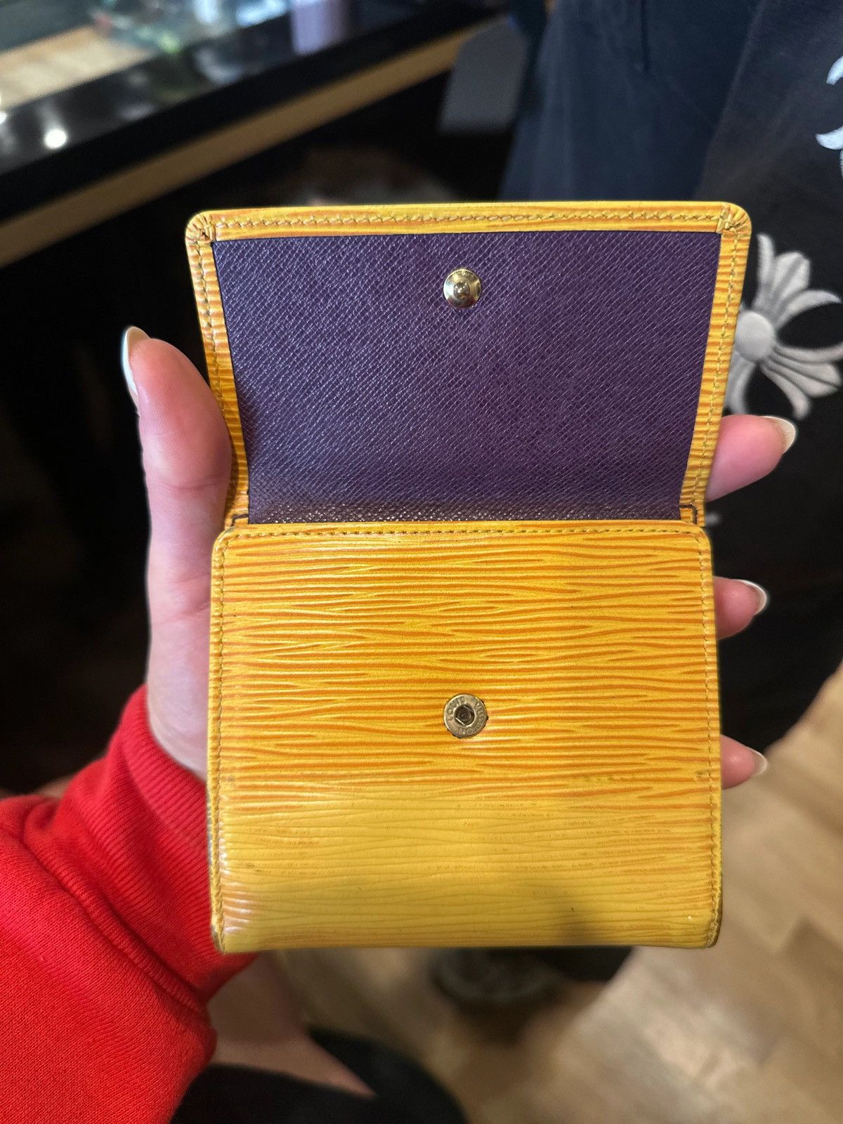Louis Vuitton Louis Vuitton Yellow/Purple Trifold Wallet Size ONE SIZE - 2 Thumbnail