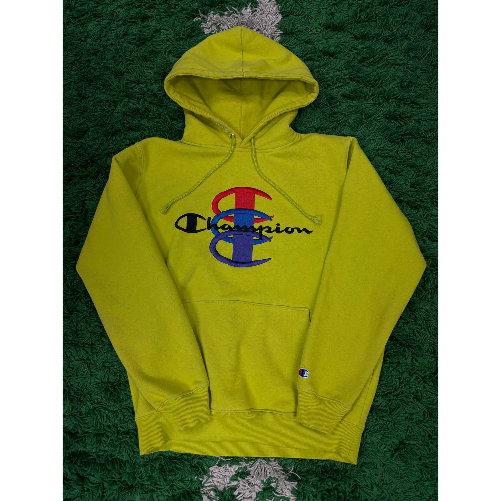 Supreme Supreme Champion Lime Hoodie Used Medium Size US M / EU 48-50 / 2 - 1 Preview