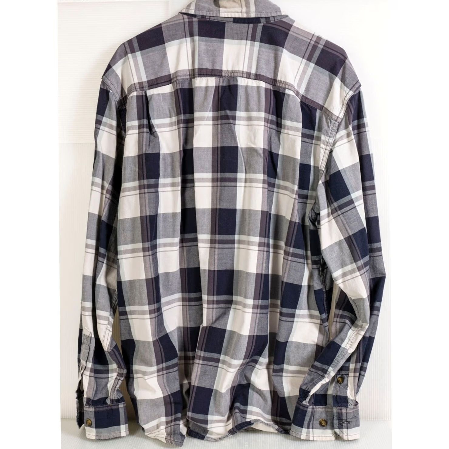 Carhartt Carhartt Mens Blue & White Plaid Long Sleeve Shirt L Size US L / EU 52-54 / 3 - 5 Thumbnail