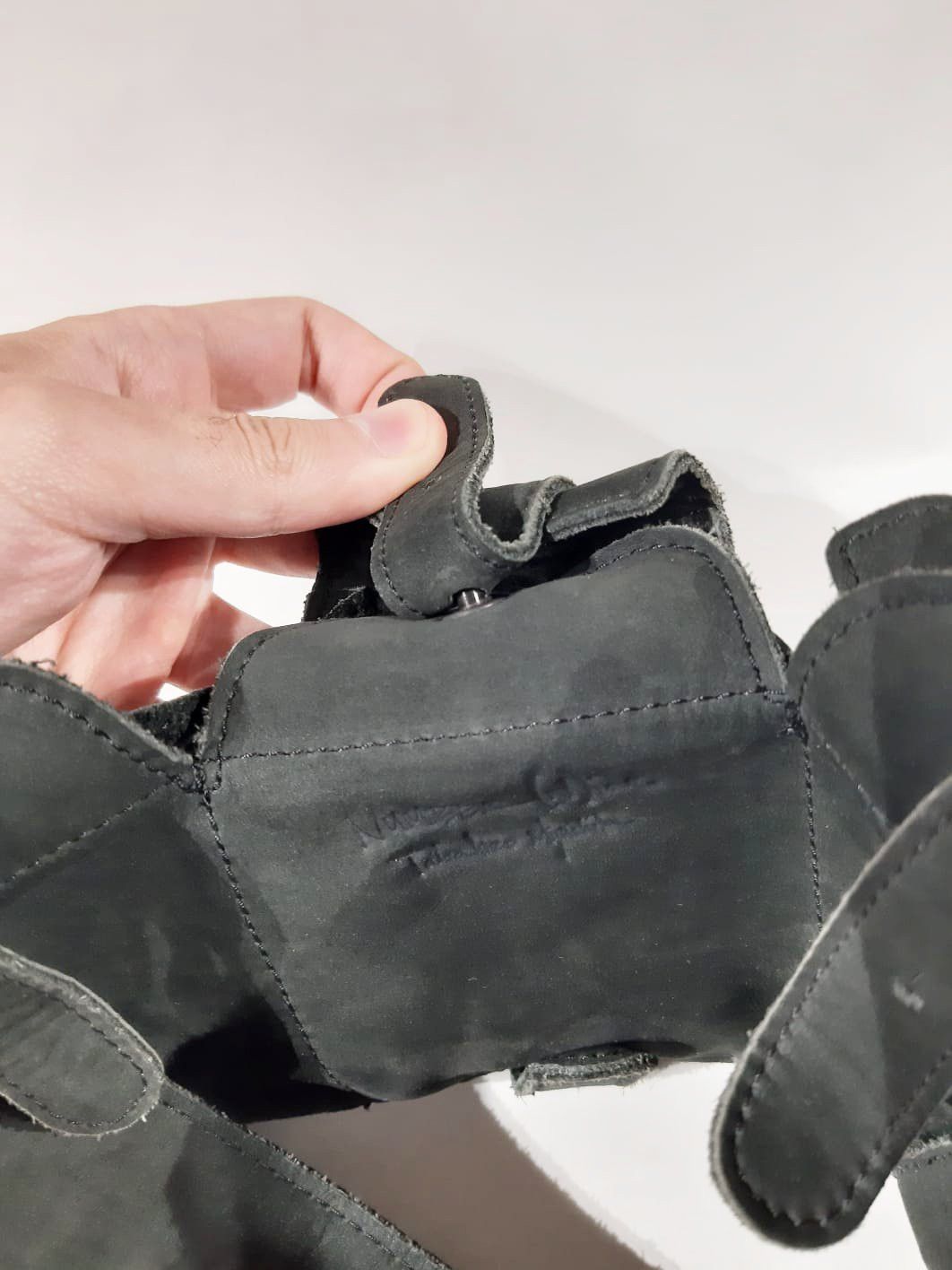 Number (N)ine Suede Leather Ammo Cargo Belt SS07 “About a Boy” Size ONE SIZE - 6 Thumbnail