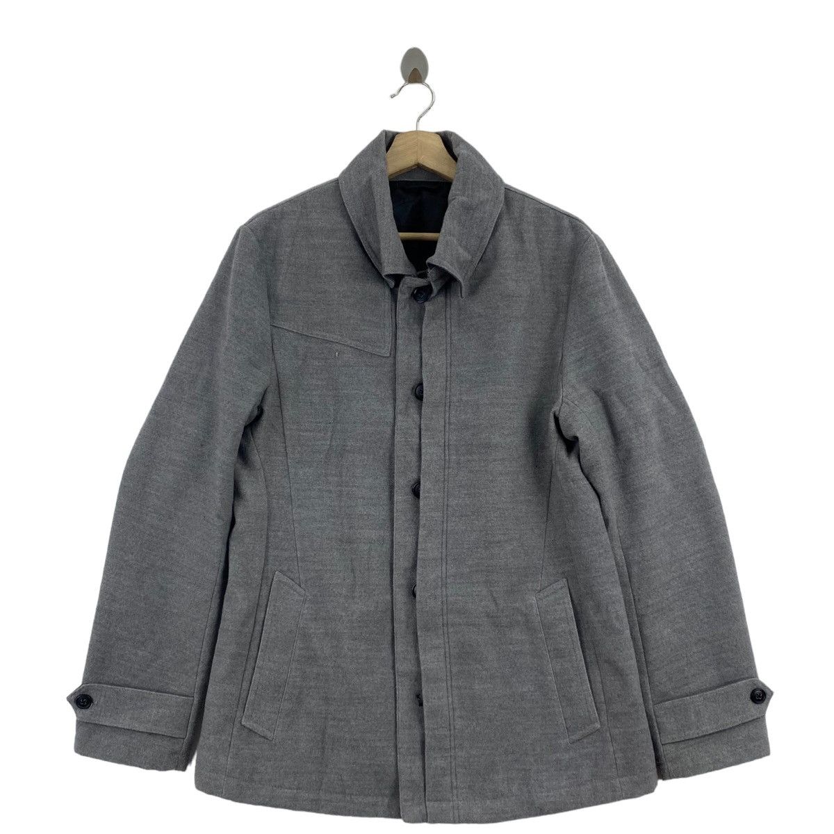 Japanese Brand × semanticdesign SEMANTIC DESIGN Punk Japanese Brand Grey Coat Size L / US 10 / IT 46 - 1 Thumbnail