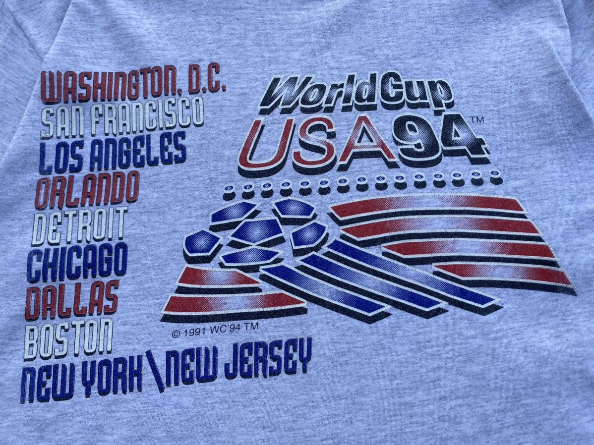 Vintage Rare Vintage World Cup USA 94 Tshirt Size US L / EU 52-54 / 3 - 16 Thumbnail