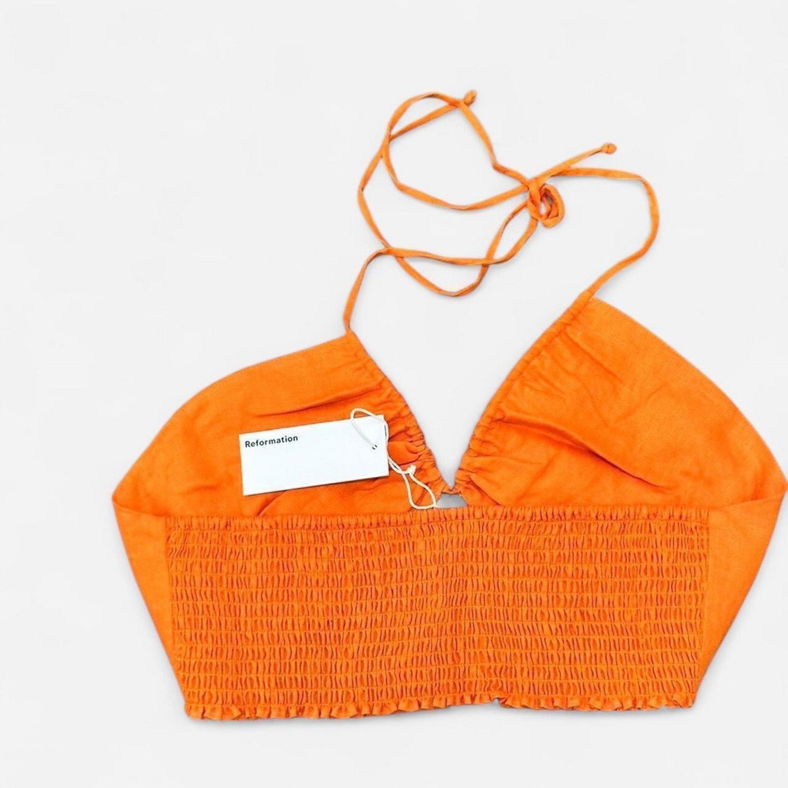 Reformation Reformation Isabel citrus orange halter bralette medium Size M / US 6-8 / IT 42-44 - 4 Thumbnail