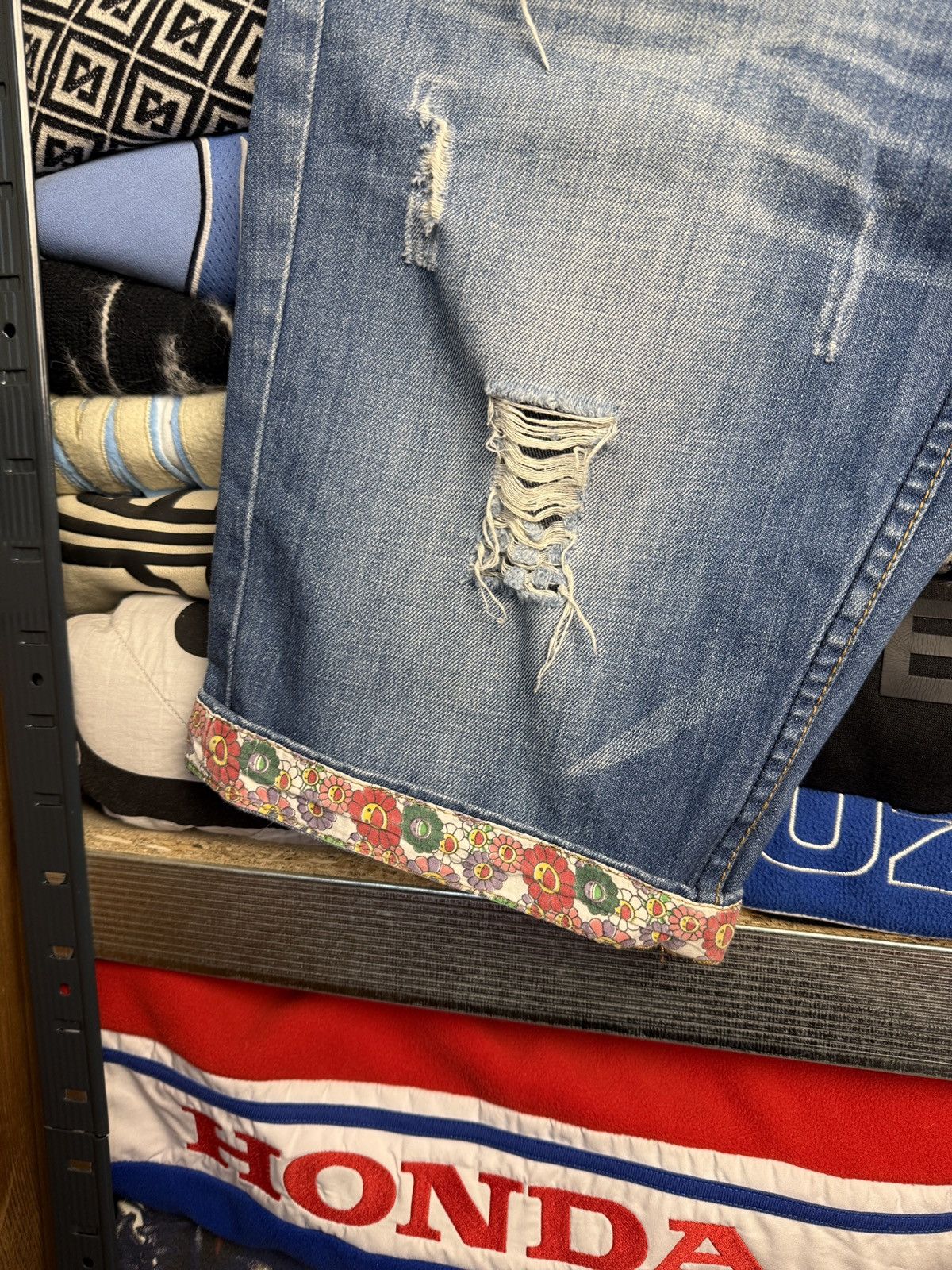 Levi's Levi’s Takashi Murakami Crazy Jeans Shorts Size US 32 / EU 48 - 5 Thumbnail