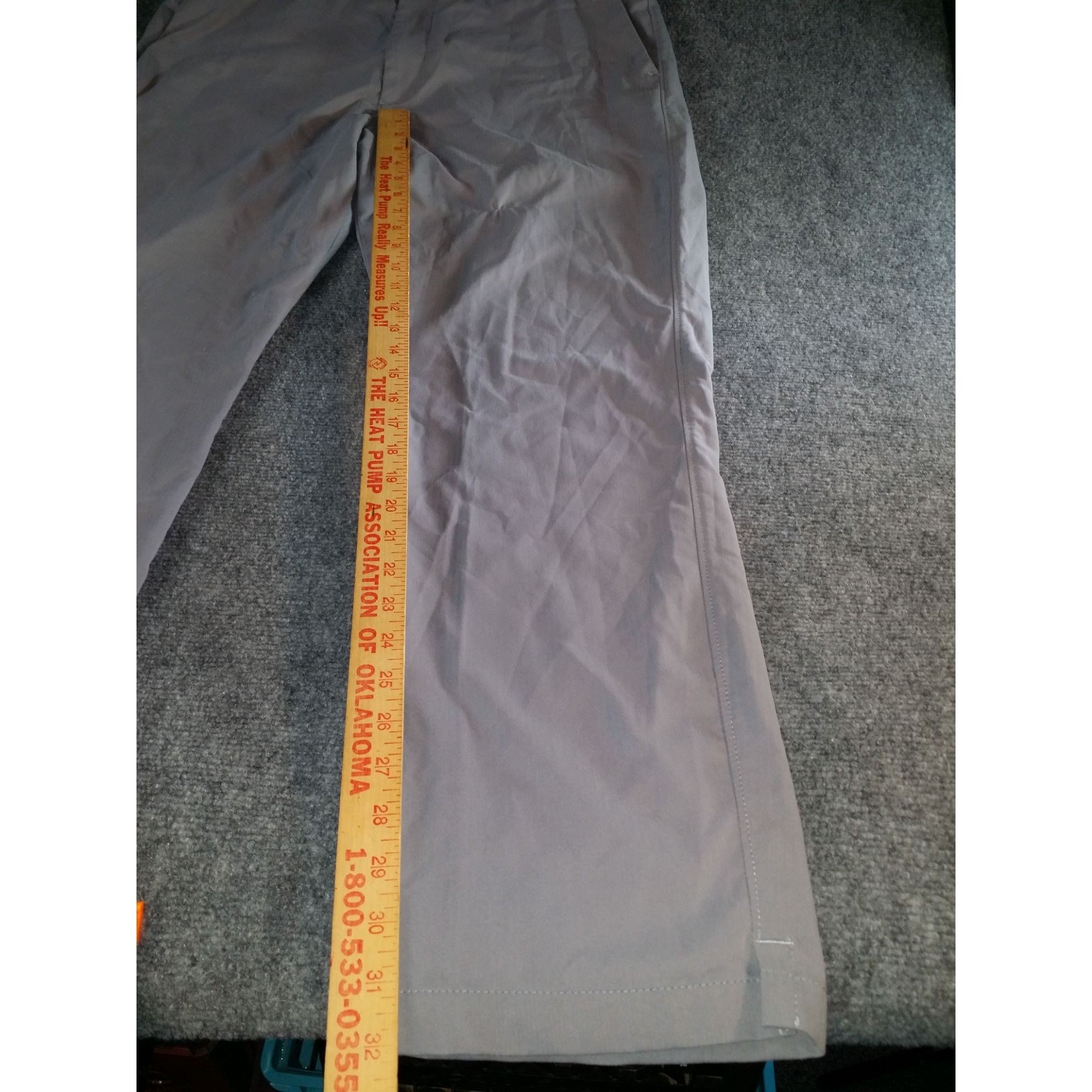 Under Armour Under Armour The Showdown Pants Men Sz 38 / 32 Gray Casual S Size US 38 / EU 54 - 2 Thumbnail